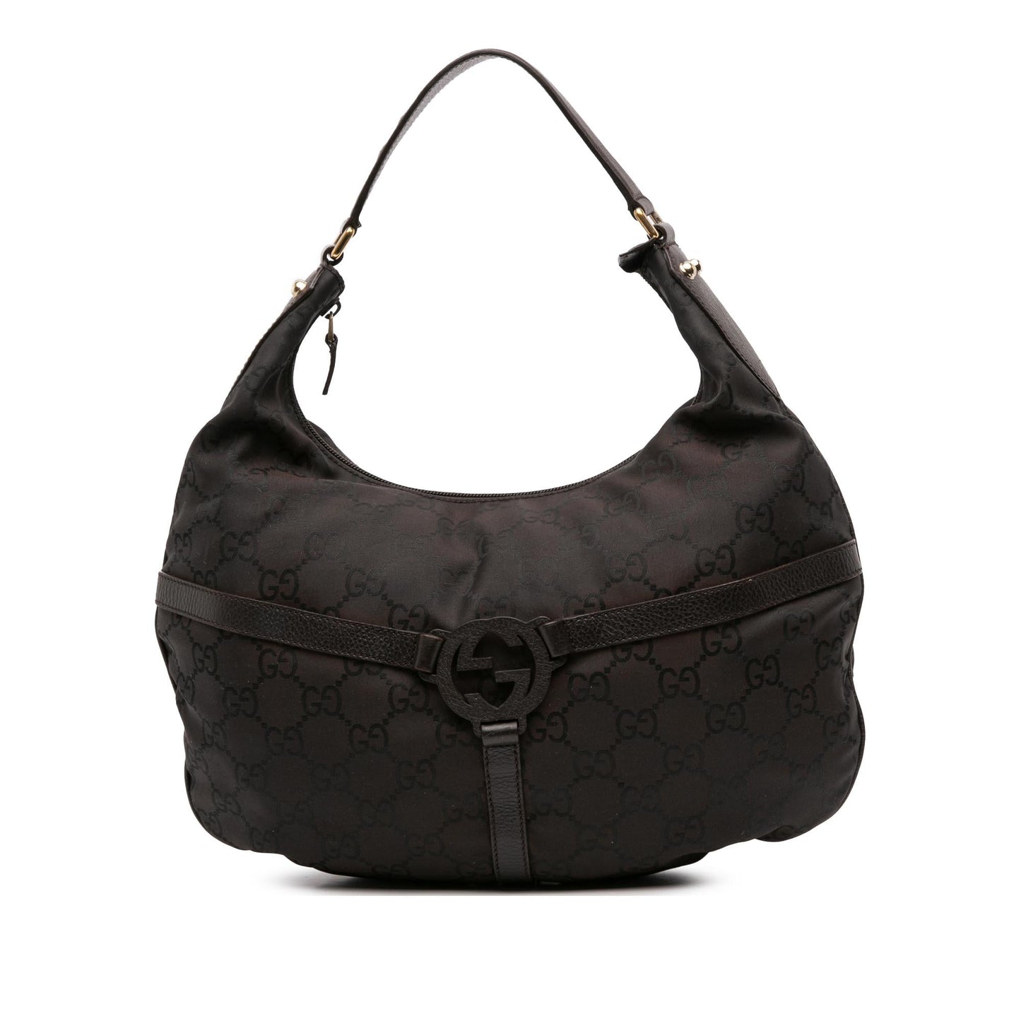 Gucci GG Reins Nylon Shoulder Bag
