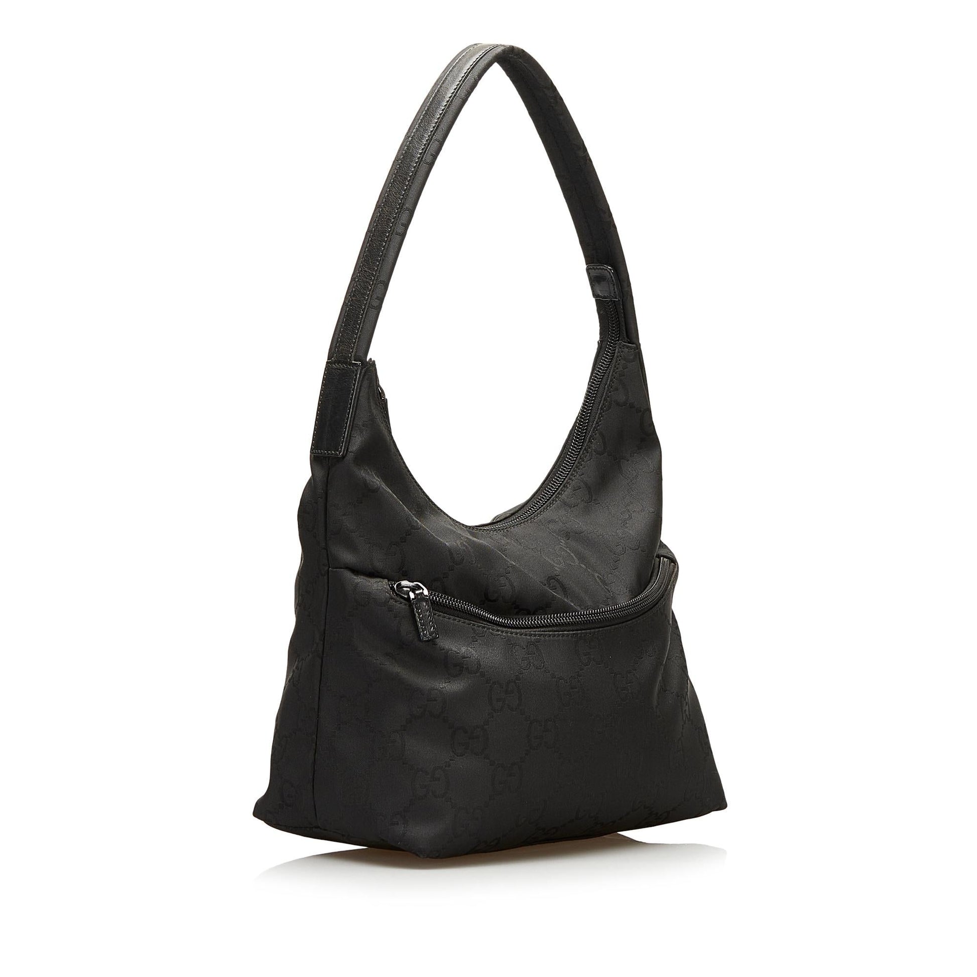 Gucci GG SHG Nylon Black Shoulder Bag