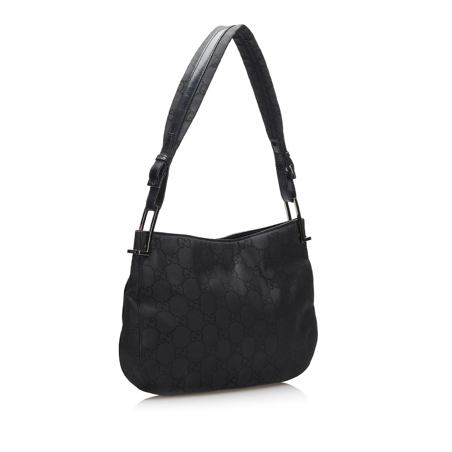 Gucci GG SHG-k5Q18t Nylon Black Shoulder Bag