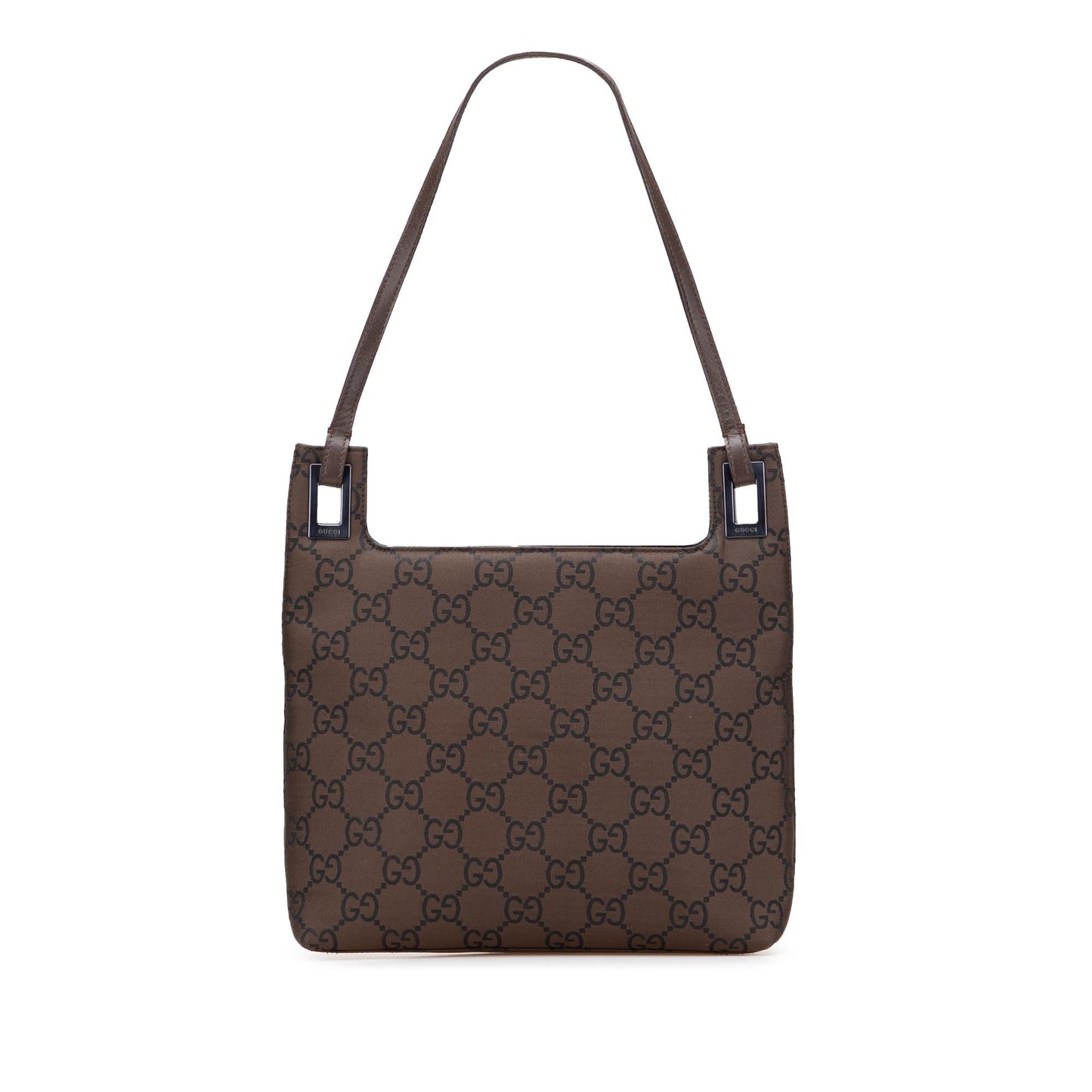 Gucci GG Nylon Brown Shoulder Bag