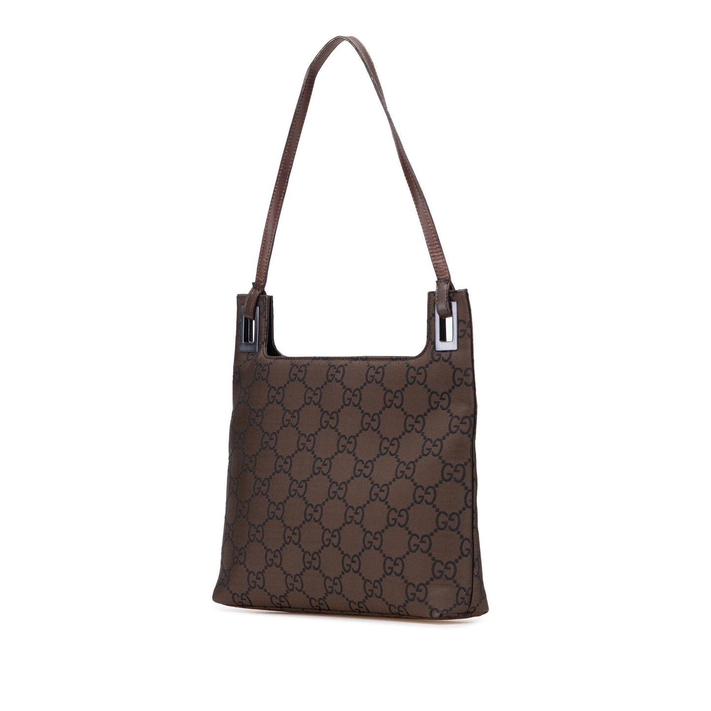 Gucci GG Nylon Brown Shoulder Bag Bag 2