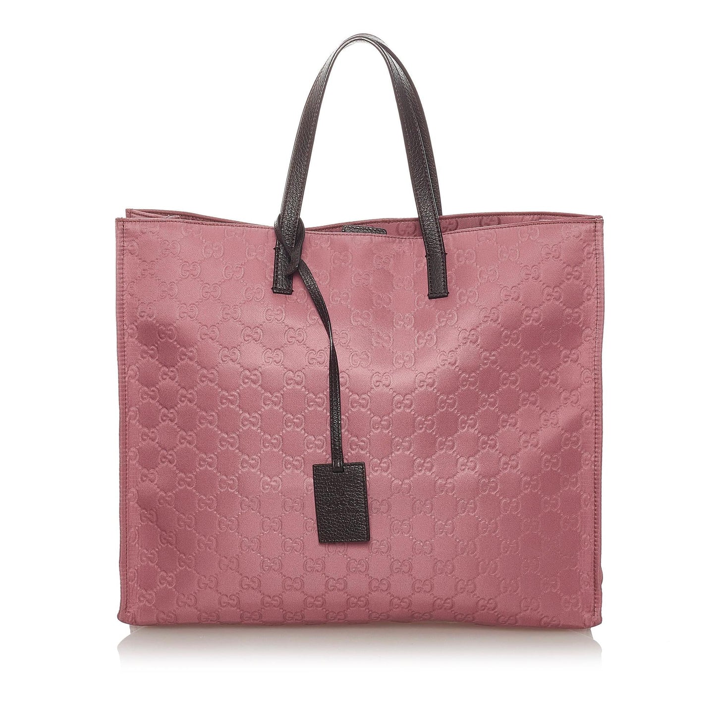 Gucci GG SHG Nylon Pink Tote Bag