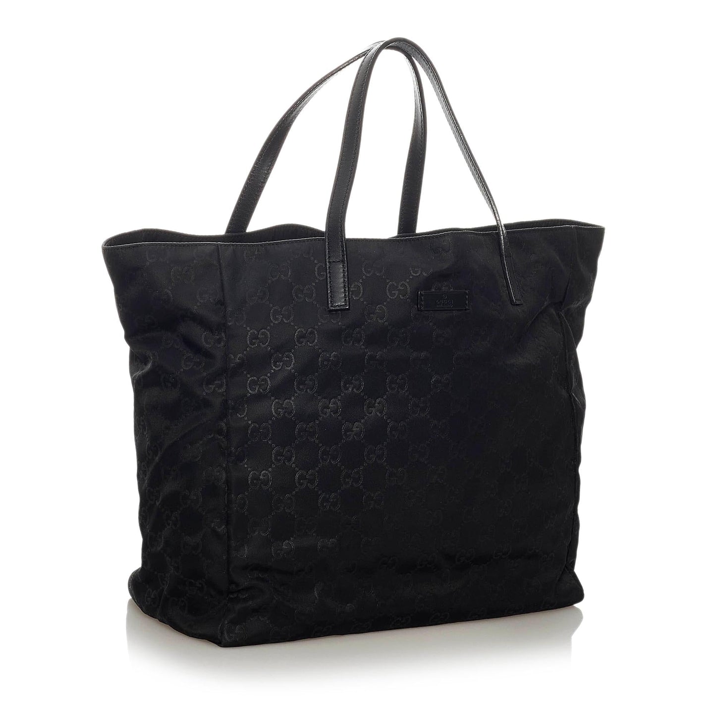 Gucci GG SHG Nylon Black Tote Bag Bag Shg