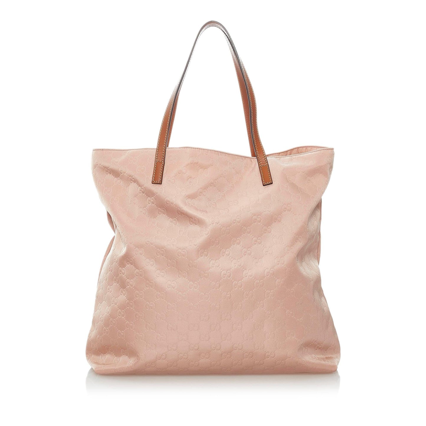 Gucci GG SHG Nylon Pink Tote Bag Bag Shg