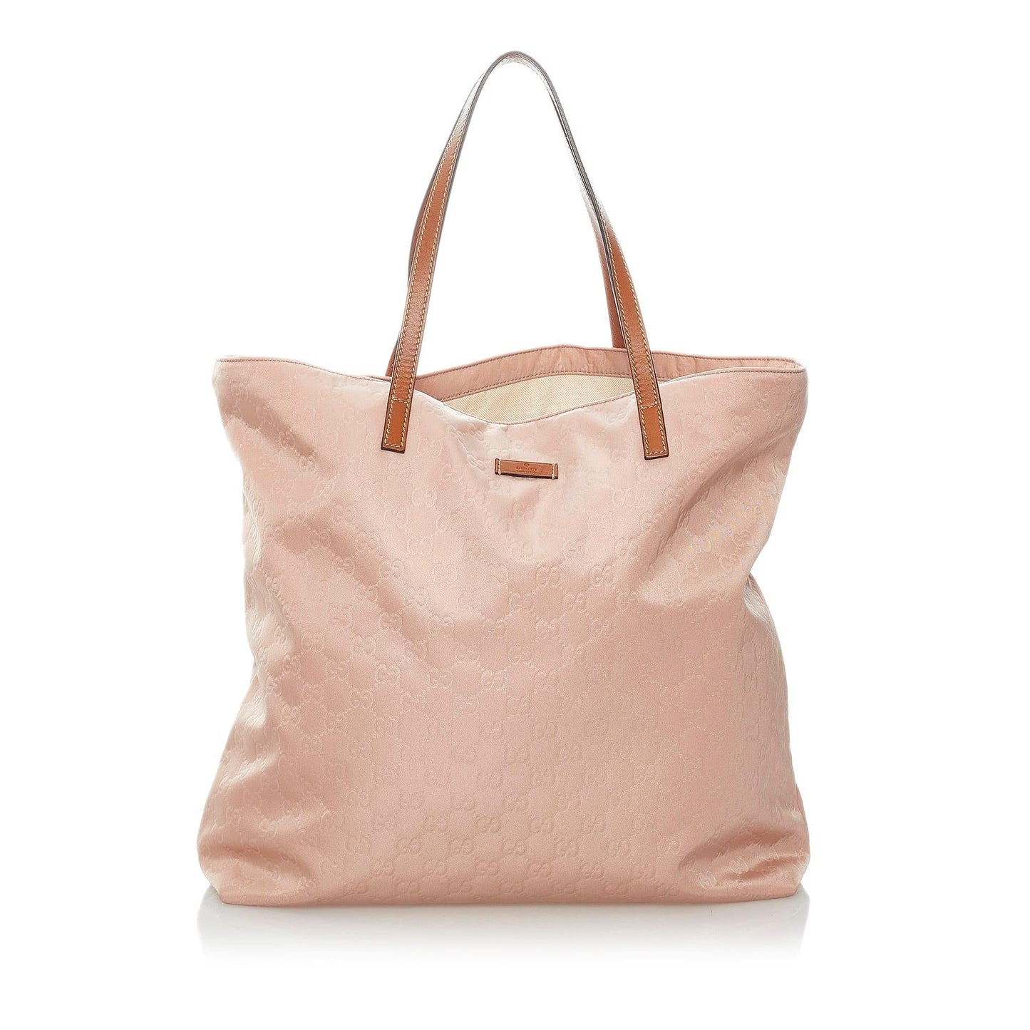 Gucci GG SHG Nylon Pink Tote Bag Bag Shg