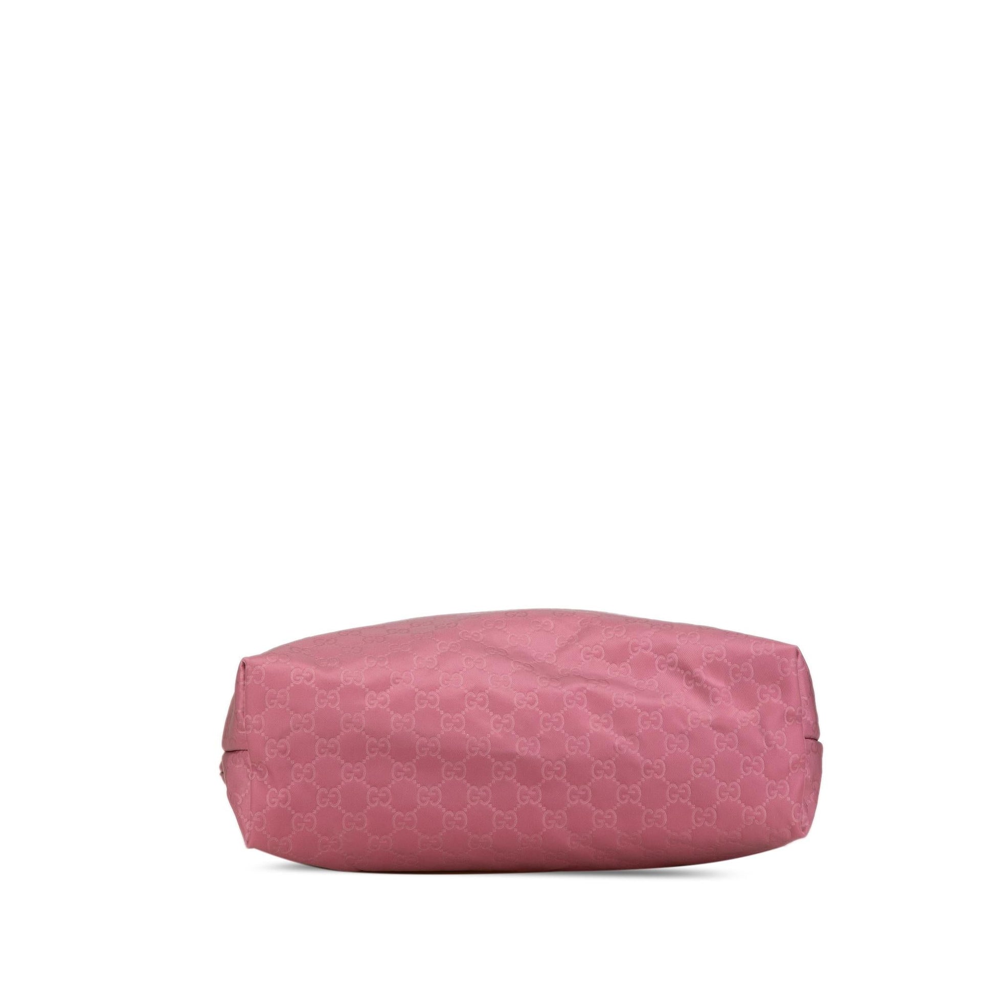 Gucci GG Nylon Pink Tote Bag