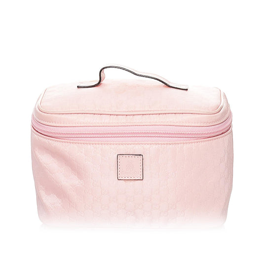 Gucci GG Vanity SHG Nylon Pink Handbag