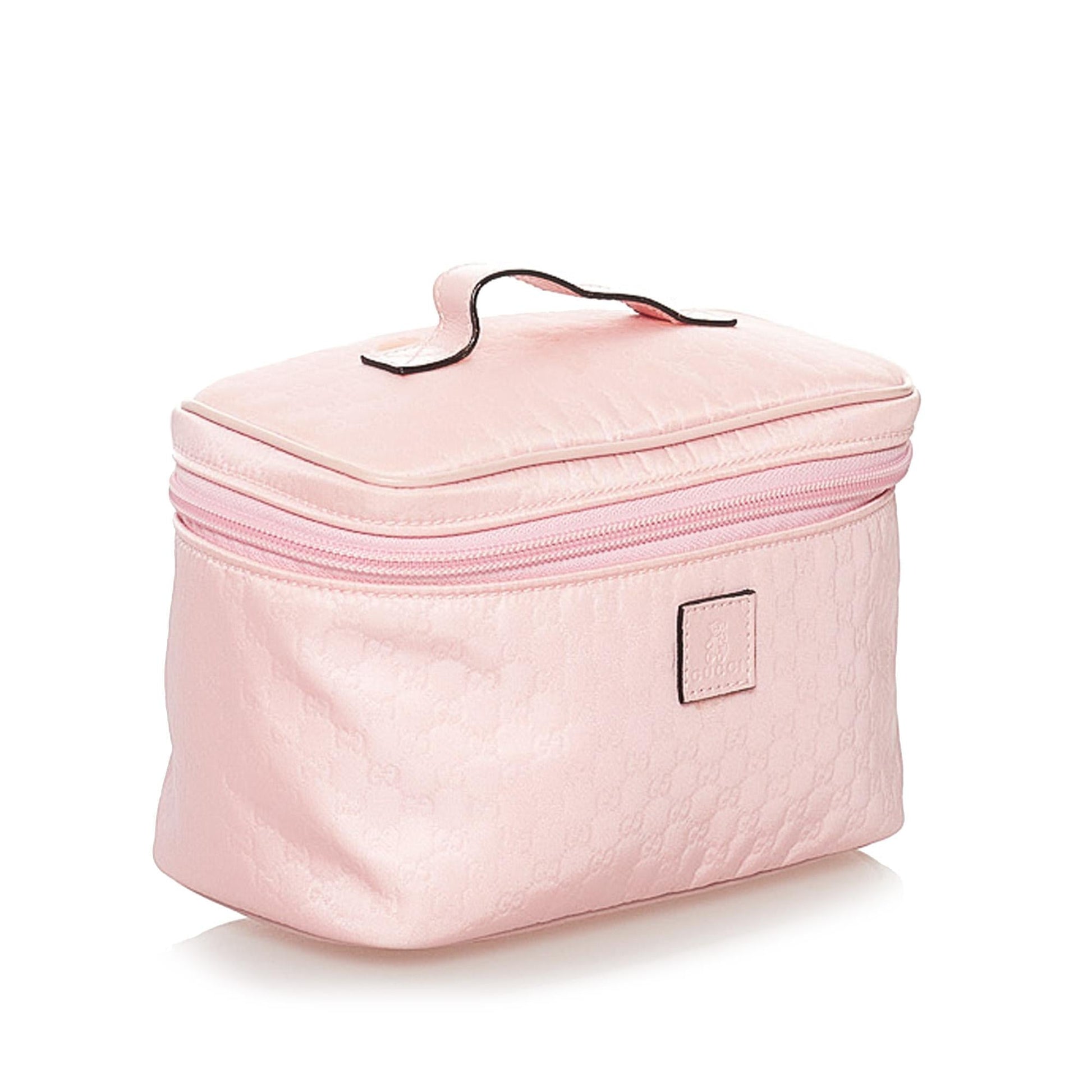 Gucci GG Vanity SHG Nylon Pink Handbag