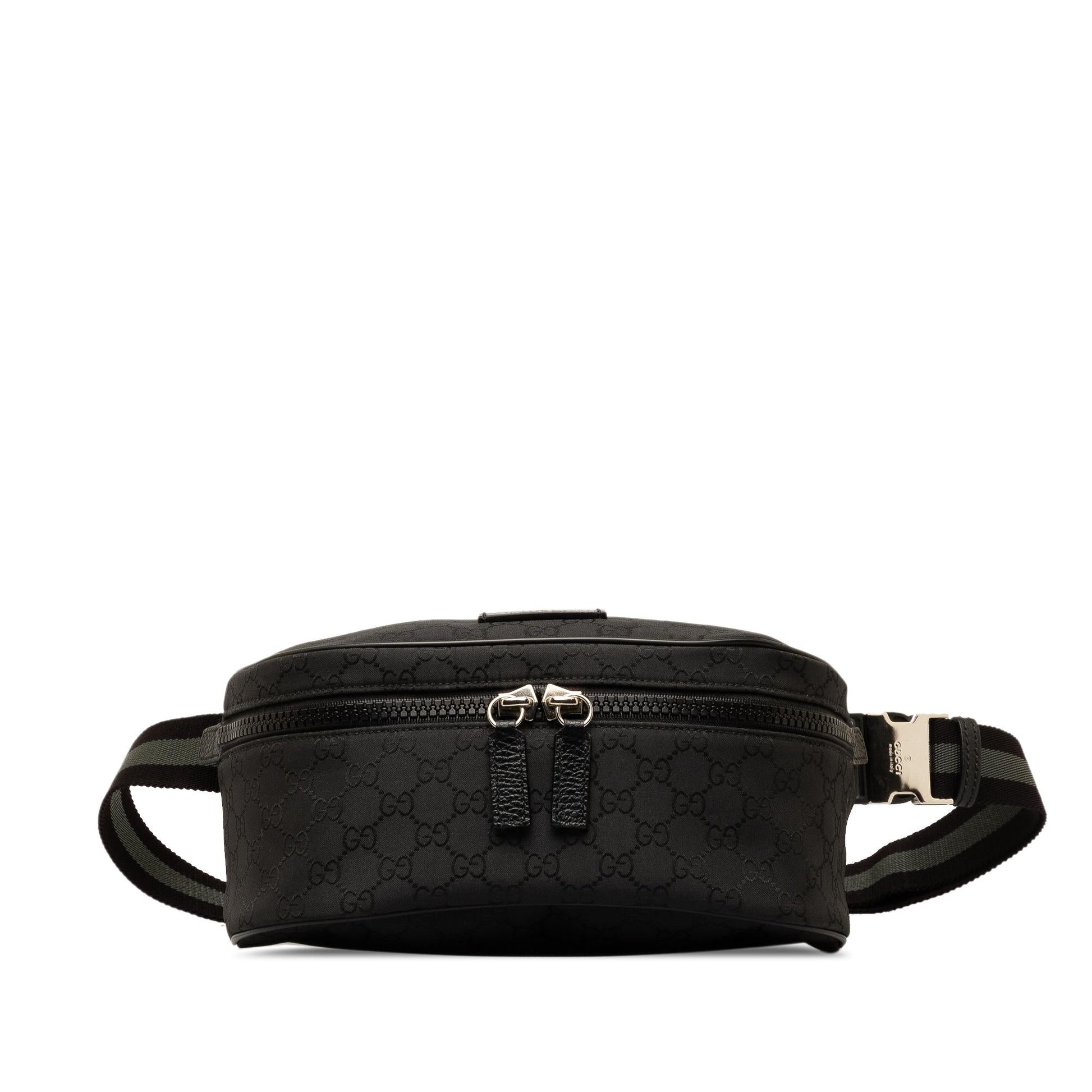Gucci GG Web Belt SHG-Dj5AFO Nylon Black Accessory