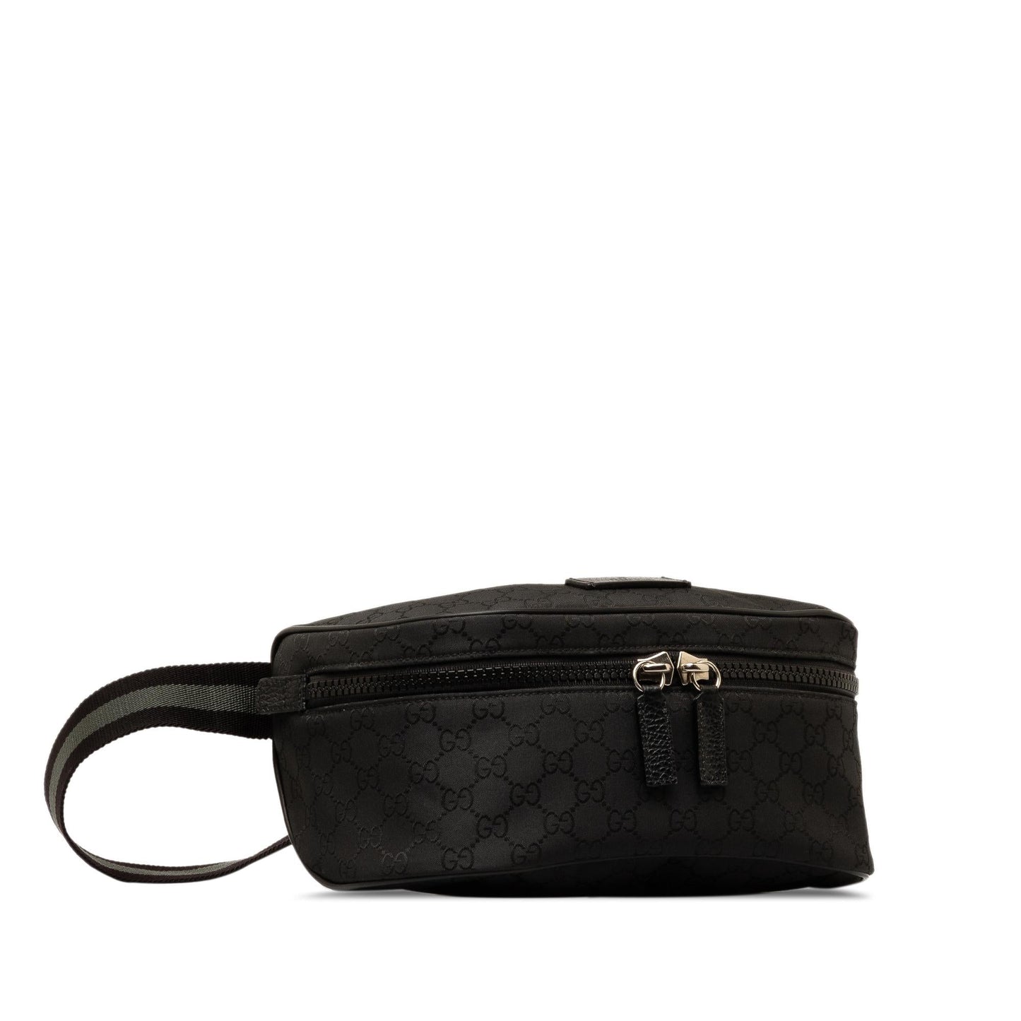 Gucci GG Web Belt SHG-Dj5AFO Nylon Black Accessory