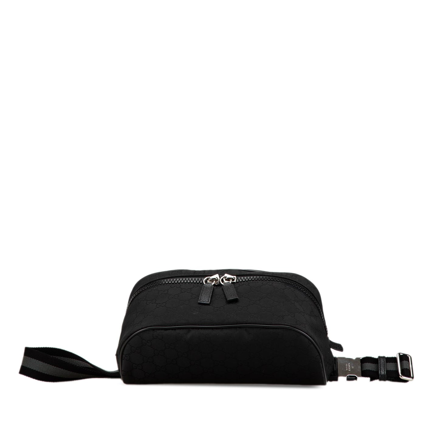 Gucci GG Web Belt Nylon Black Accessory Bag 3