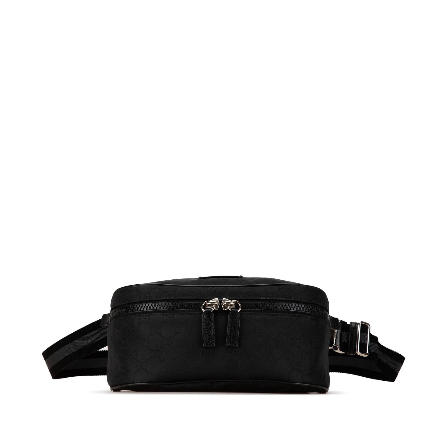 Gucci GG Web Belt Nylon Calf Black Accessory Bag 6