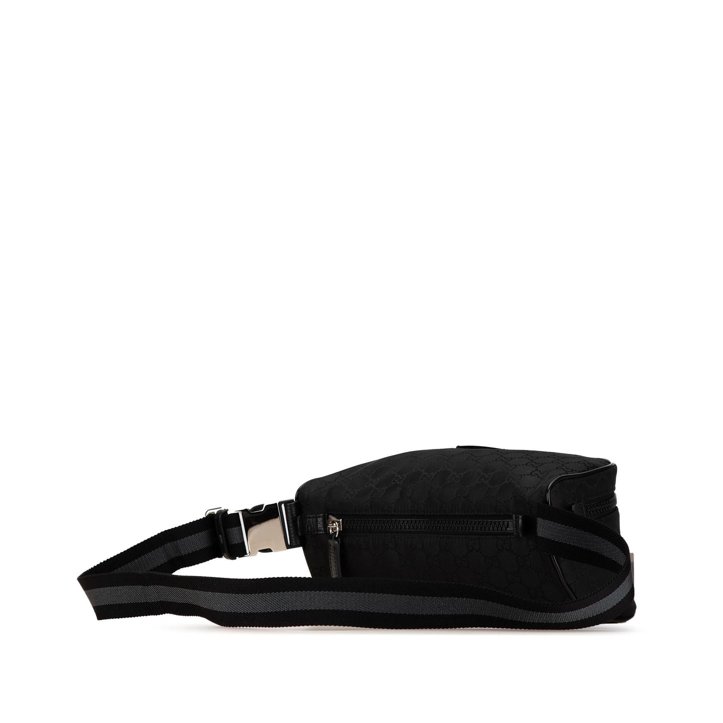 Gucci GG Web Belt Nylon Calf Black Accessory Bag 6