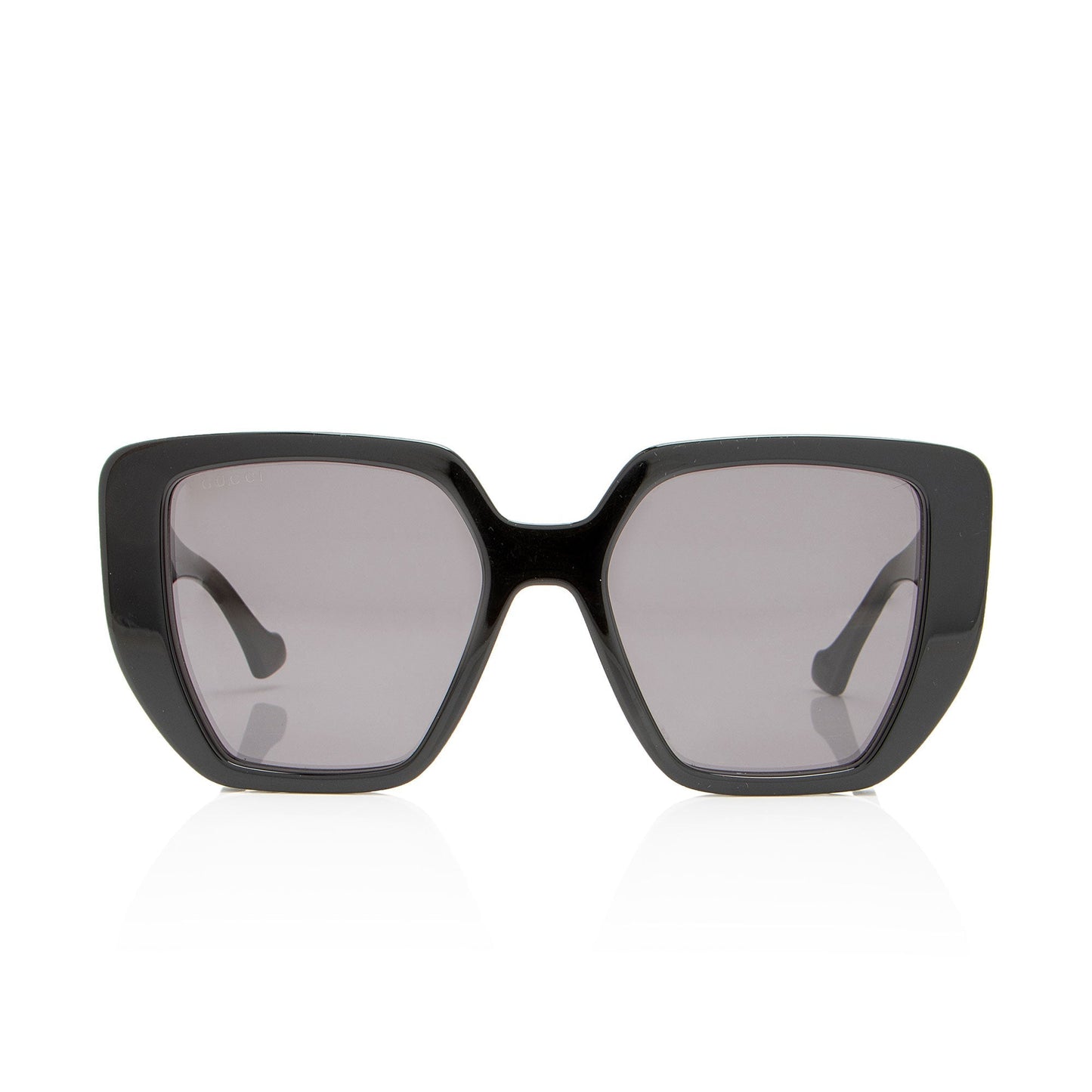 Gucci GG Oversized Rectangular Sunglasses Black Accessory