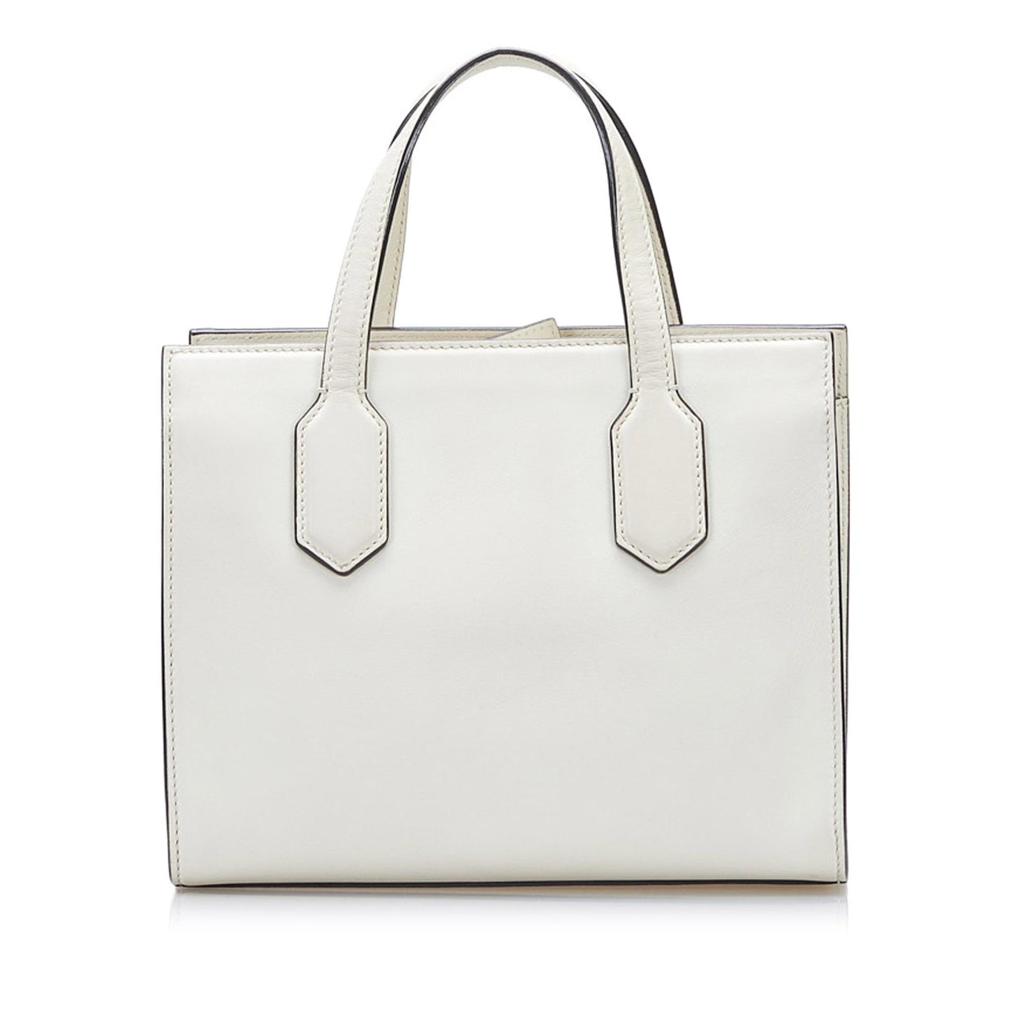 Gucci GG Ribbon SHG-aSiWt3 Calf White Satchel Bag