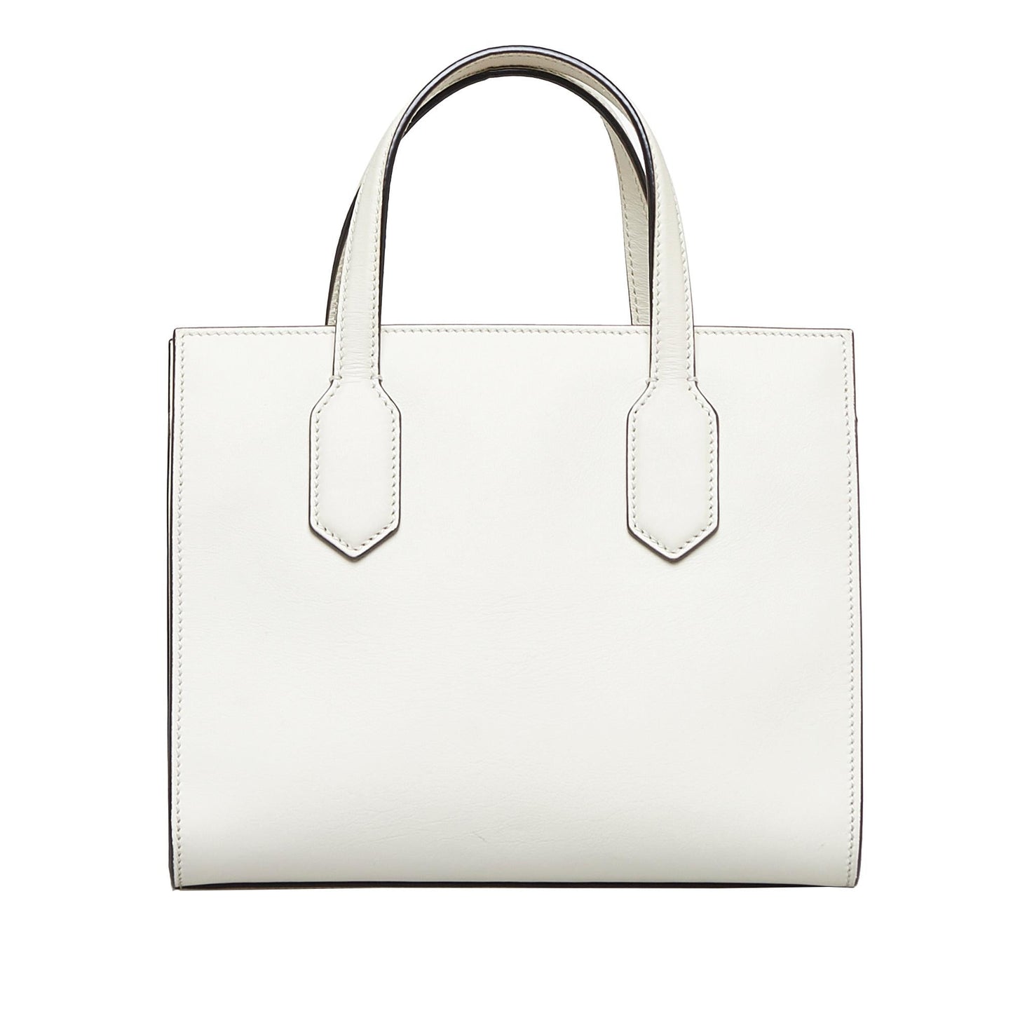 Gucci GG Ribbon SHG-HDDP47 Calf White Satchel Bag