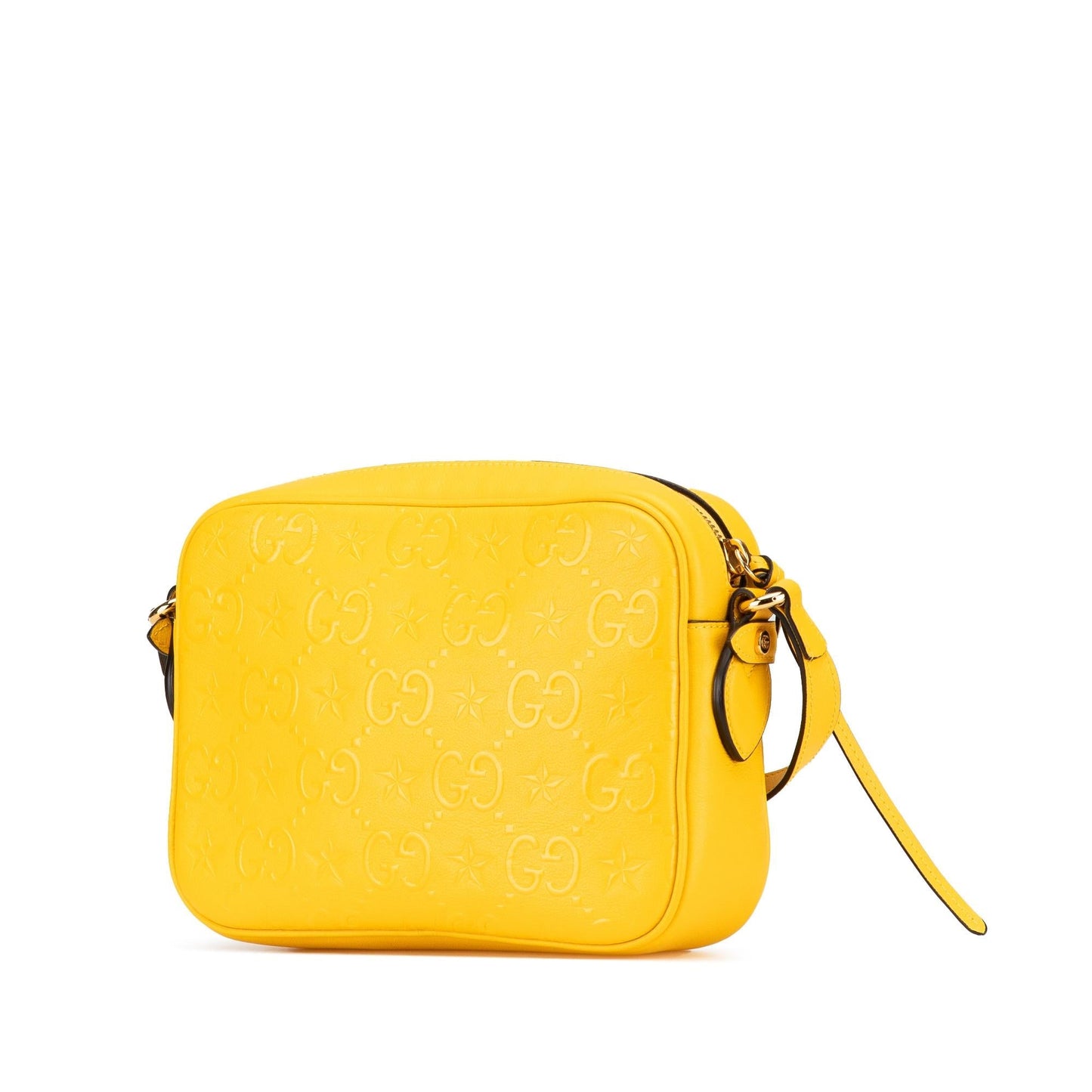 Gucci GG Star Embossed Leather Calf Crossbody Bag Crossbody 1