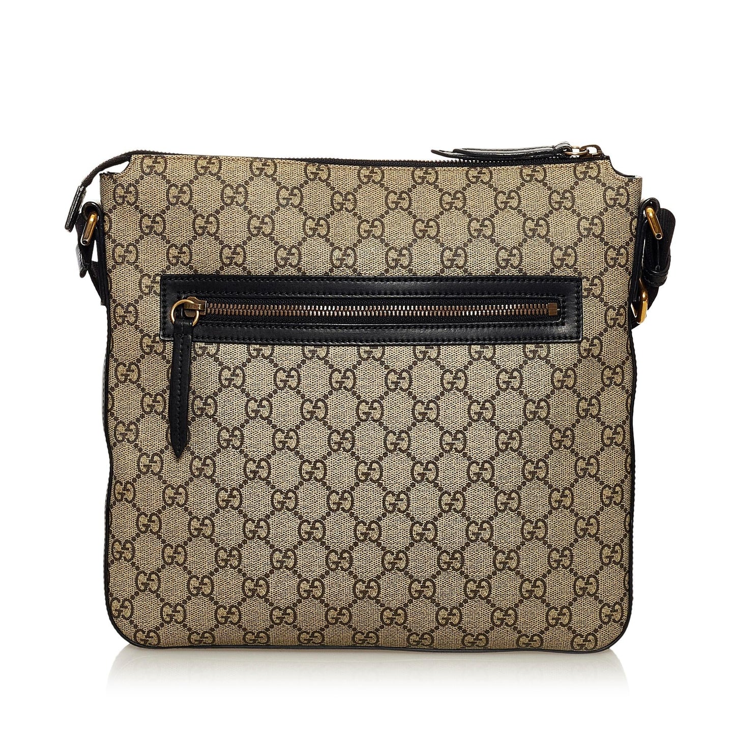 Gucci GG Supreme Angry Cat SHG Canvas Brown Crossbody Bag