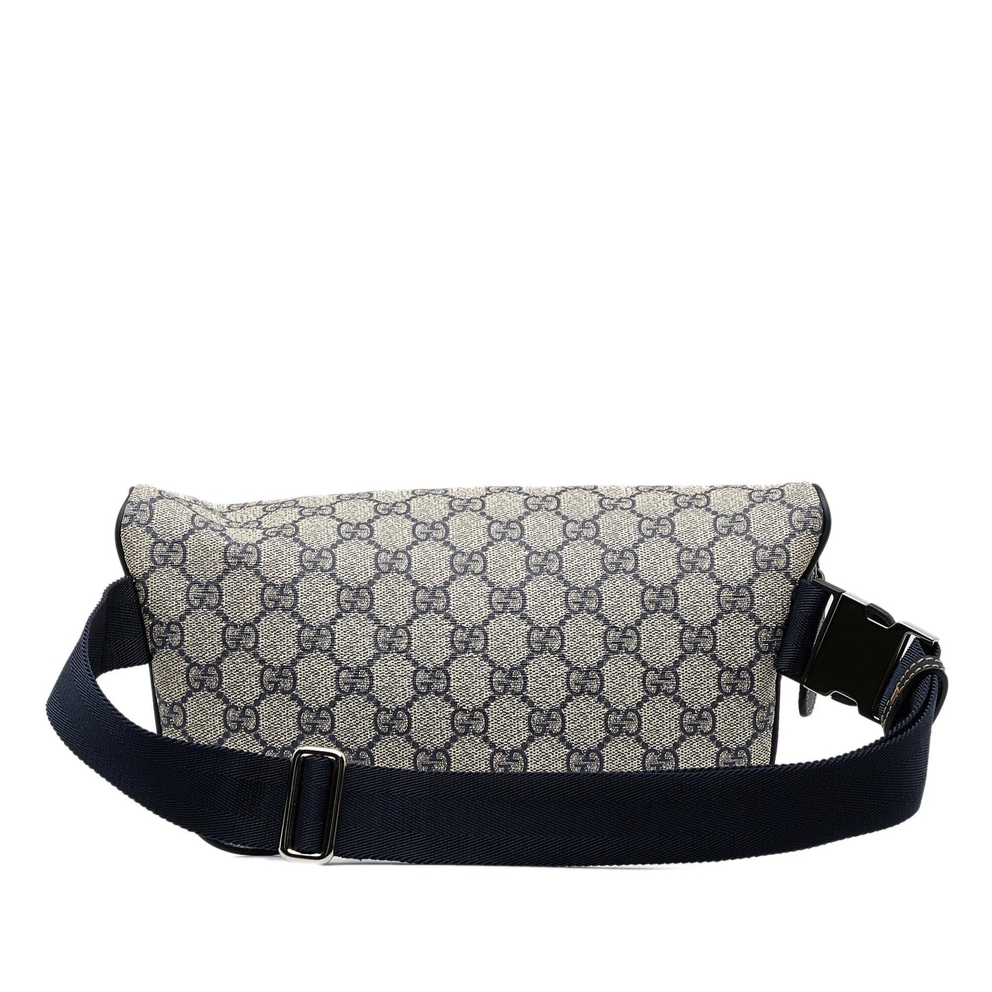 Gucci GG Supreme Belt SHG-aBJ6LB Canvas Grey Accessory
