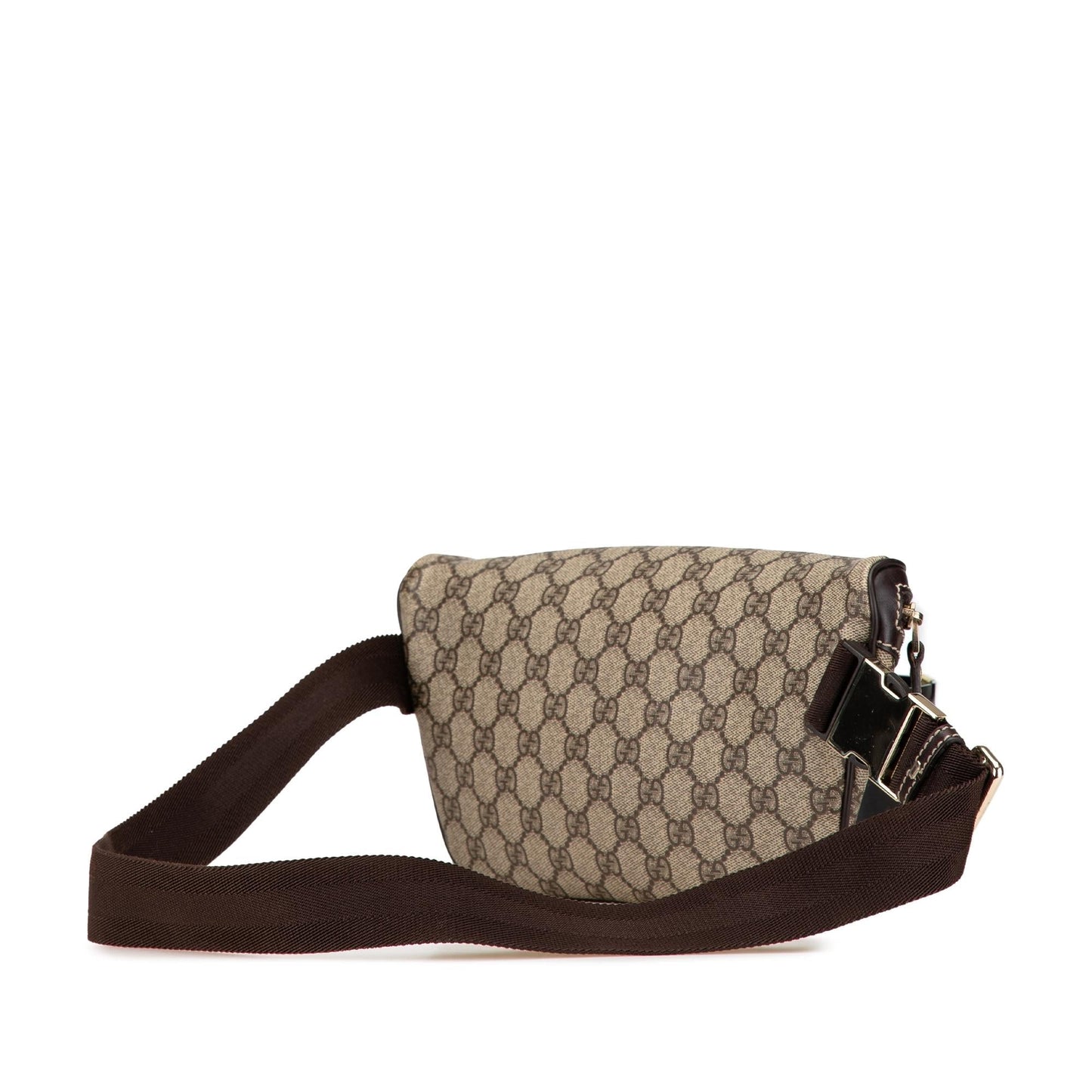 Gucci GG Supreme Belt Canvas Brown Accessory
