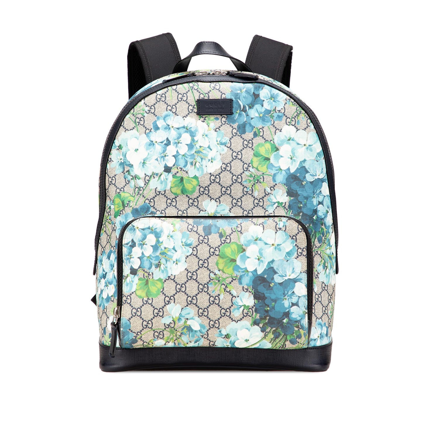 Gucci GG Supreme Blooms Day Backpack Canvas Brown