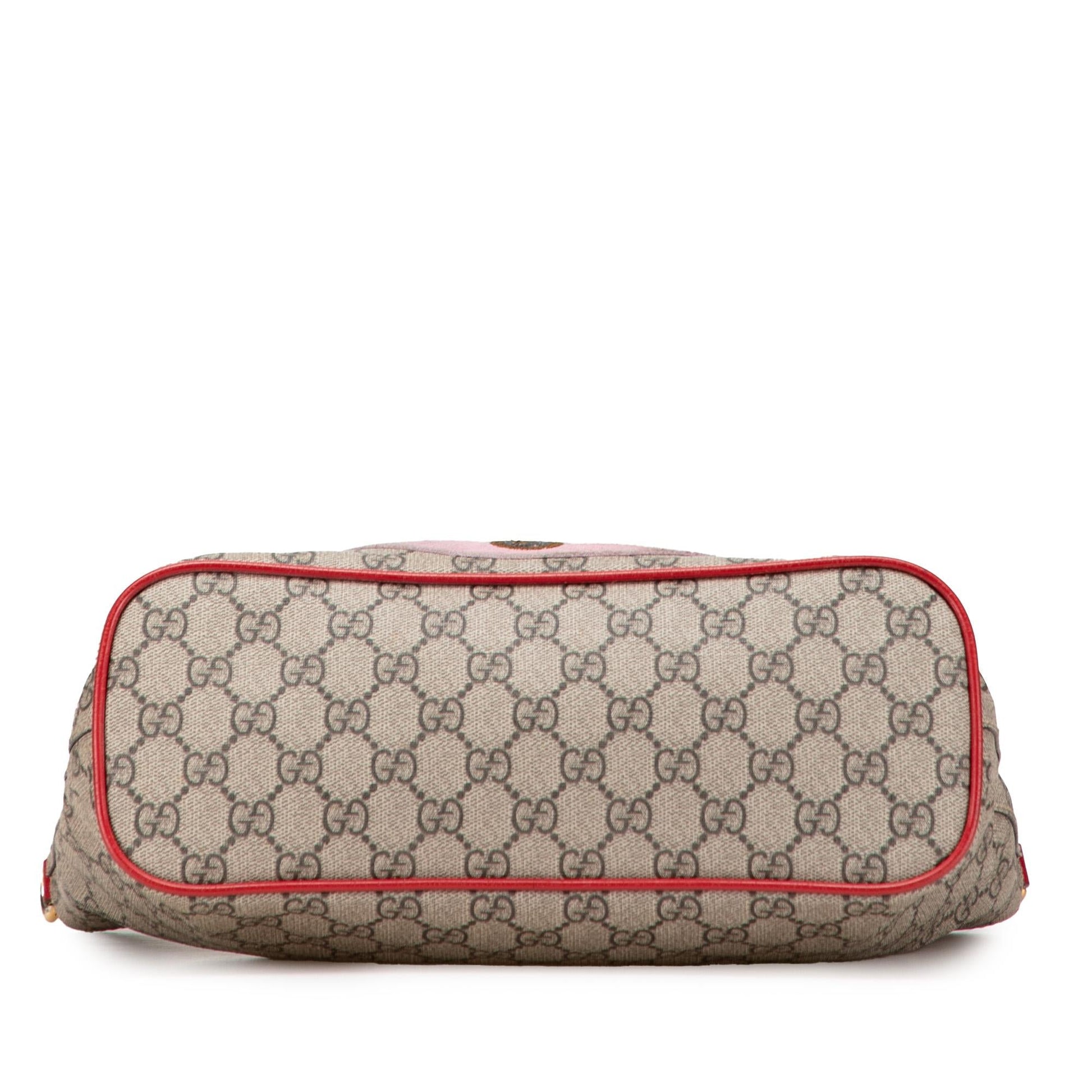 Gucci GG Supreme Bosco Web Travel Bag