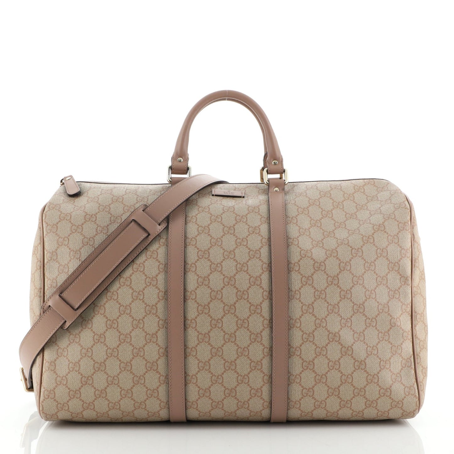 Gucci GG SUPREME BOSTON CARRY-ON DUFFLE Travel Bag
