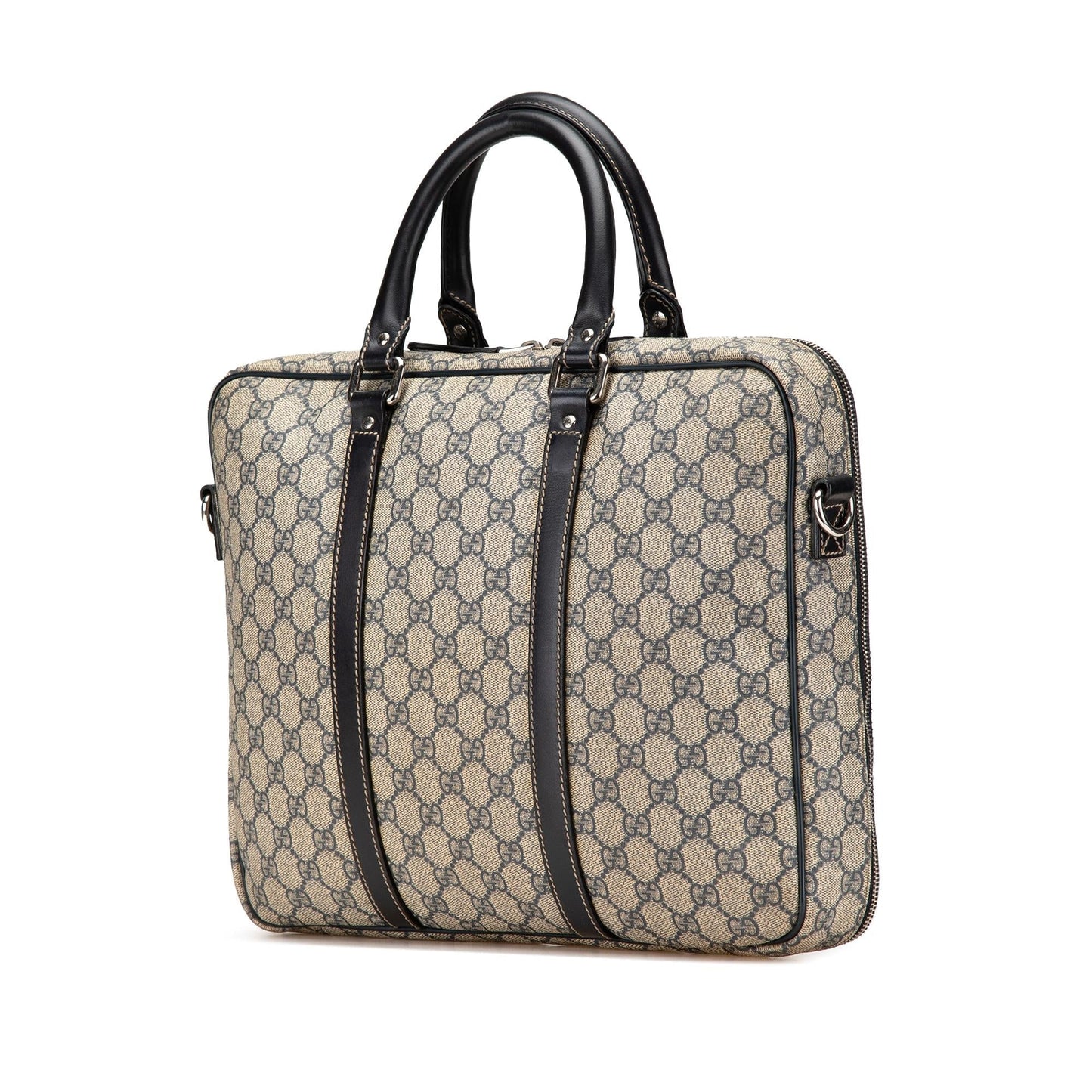 Gucci GG Supreme Business Canvas Brown Tote Bag