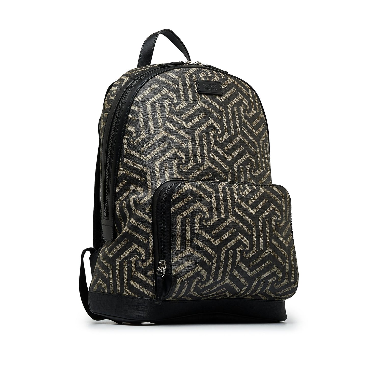 Gucci GG Supreme Caleido Backpack SHG-aWHWVu Canvas Brown