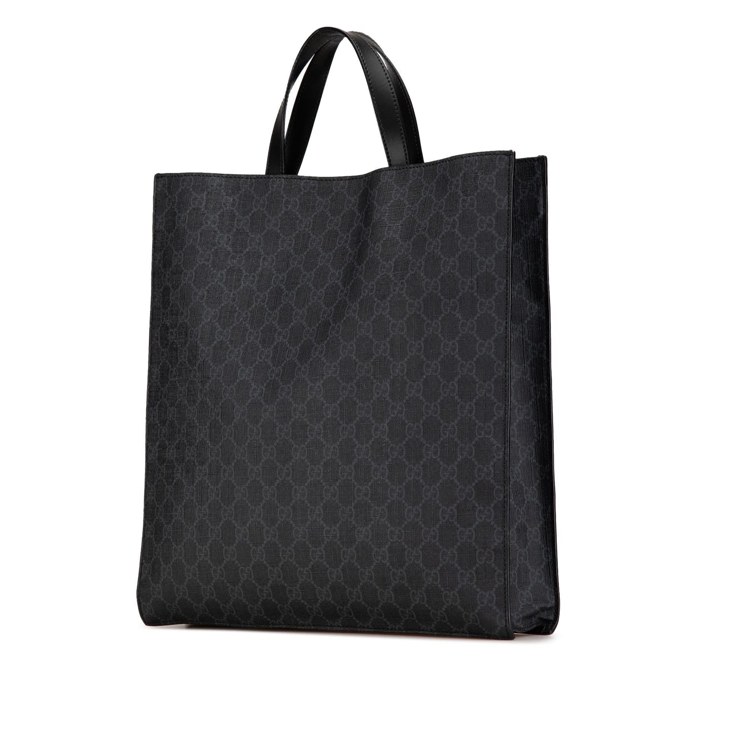 Gucci GG Supreme Convertible Soft Canvas Black Tote Bag