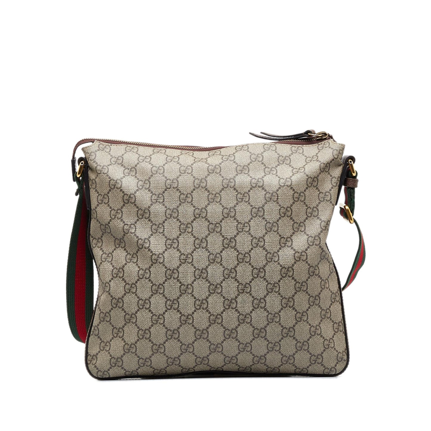 Gucci GG Supreme Courrier SHG-NgCfeH Canvas Brown Crossbody Bag
