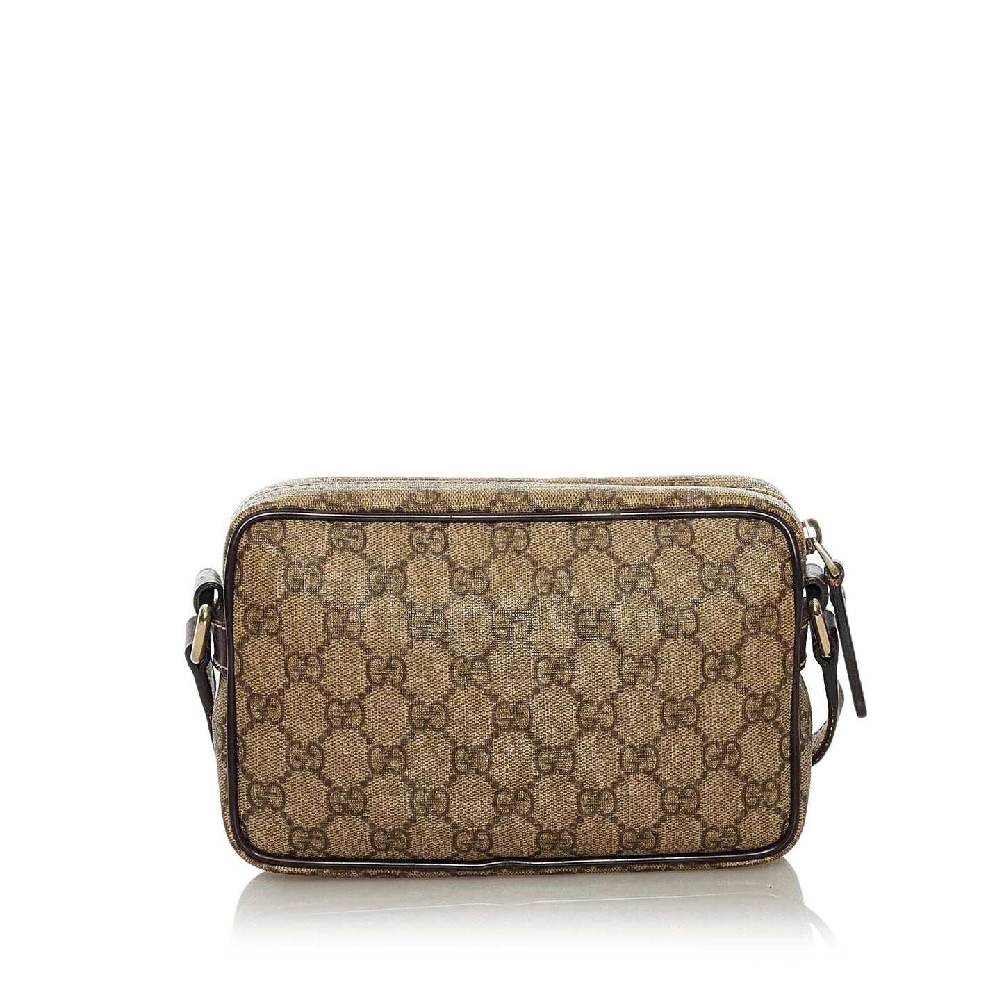 Gucci GG Supreme SHG Canvas Brown Crossbody Bag 7