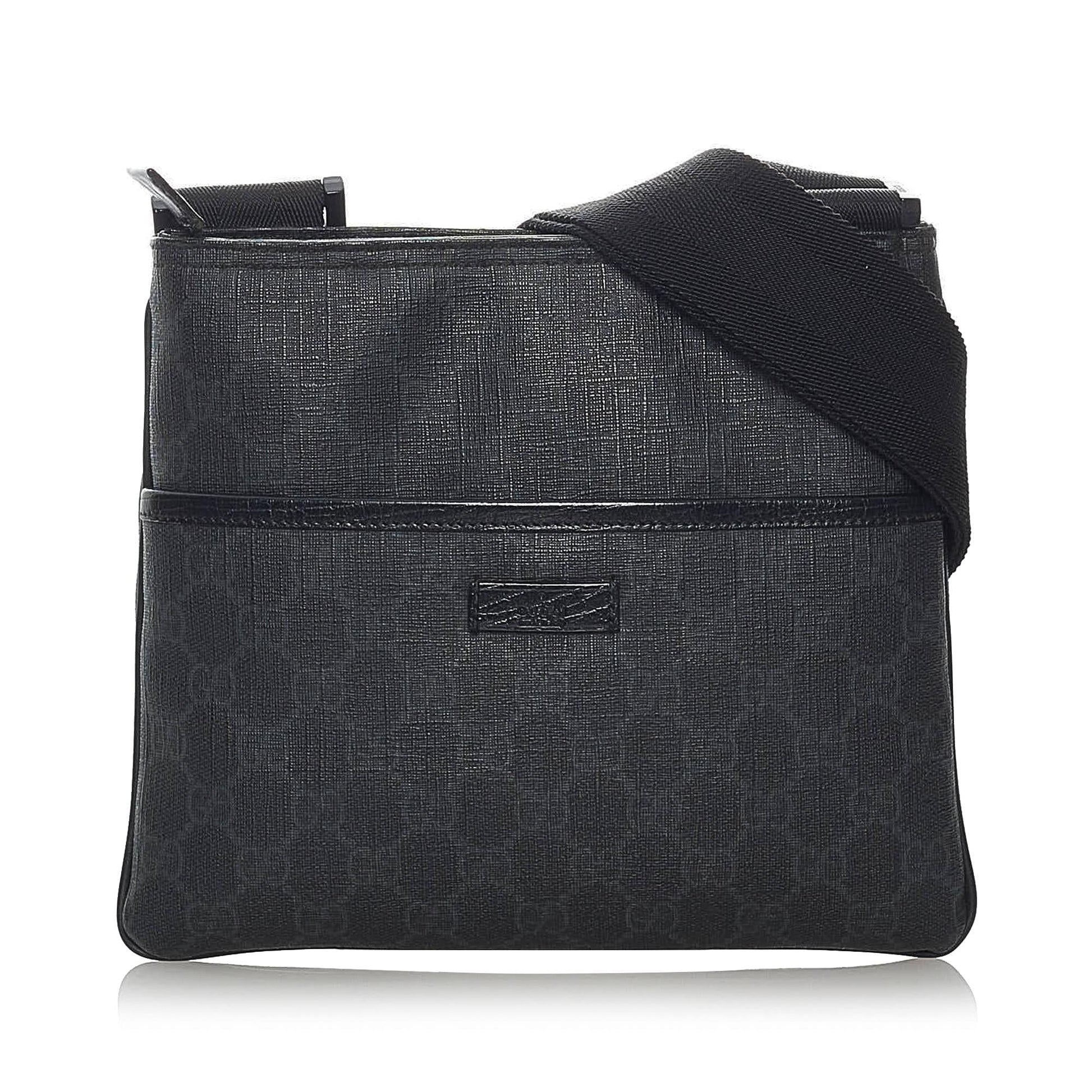 Gucci GG Supreme SHG Canvas Black Crossbody Bag