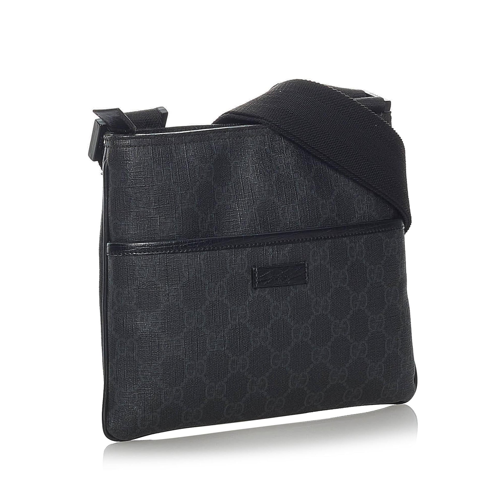 Gucci GG Supreme SHG Canvas Black Crossbody Bag