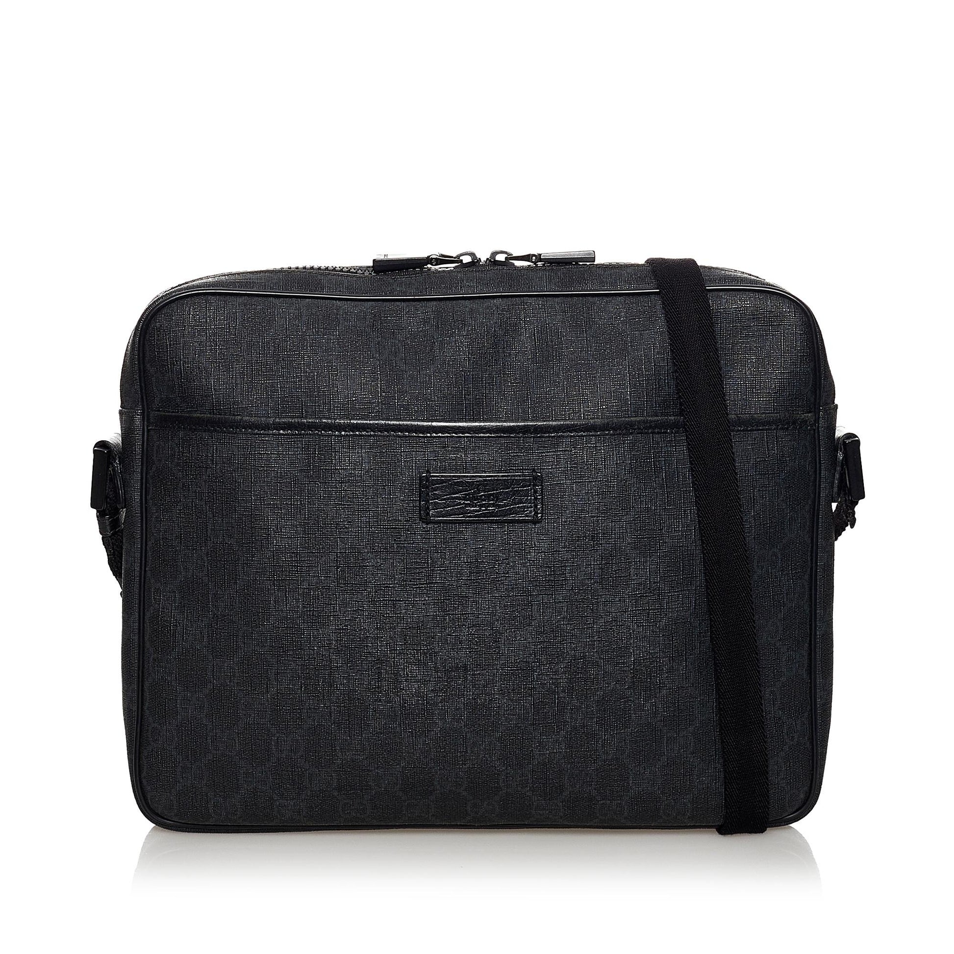 Gucci GG Supreme SHG Canvas Black Crossbody Bag 3