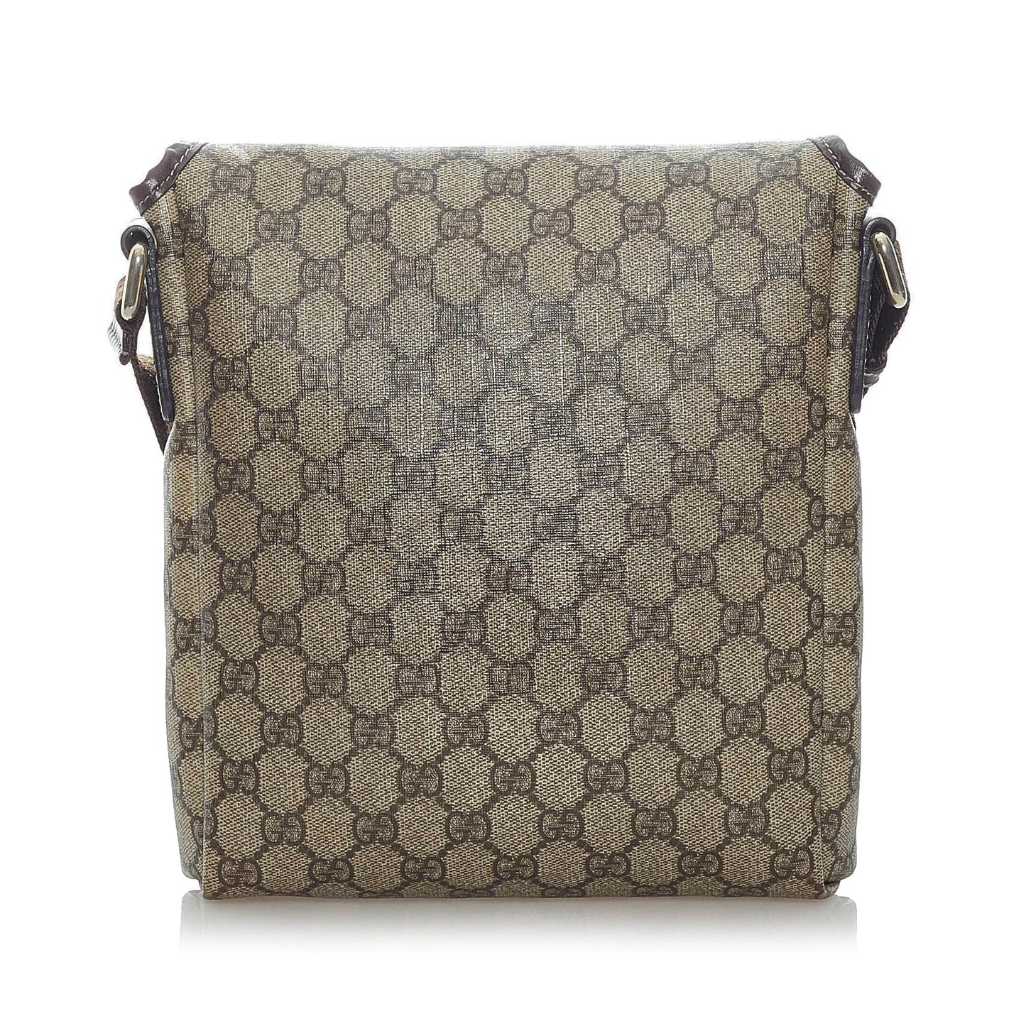 Gucci GG Supreme SHG Canvas Brown Crossbody Bag 12