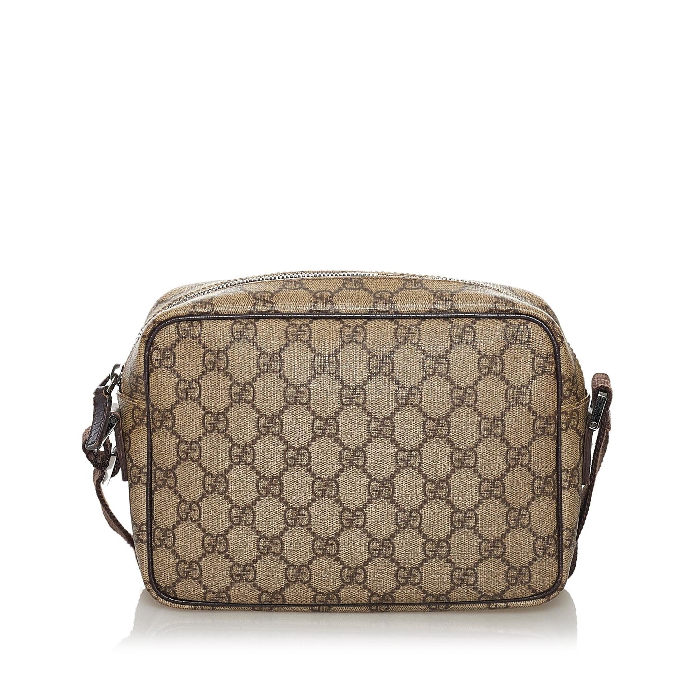 Gucci GG Supreme SHG Canvas Brown Crossbody Bag 4