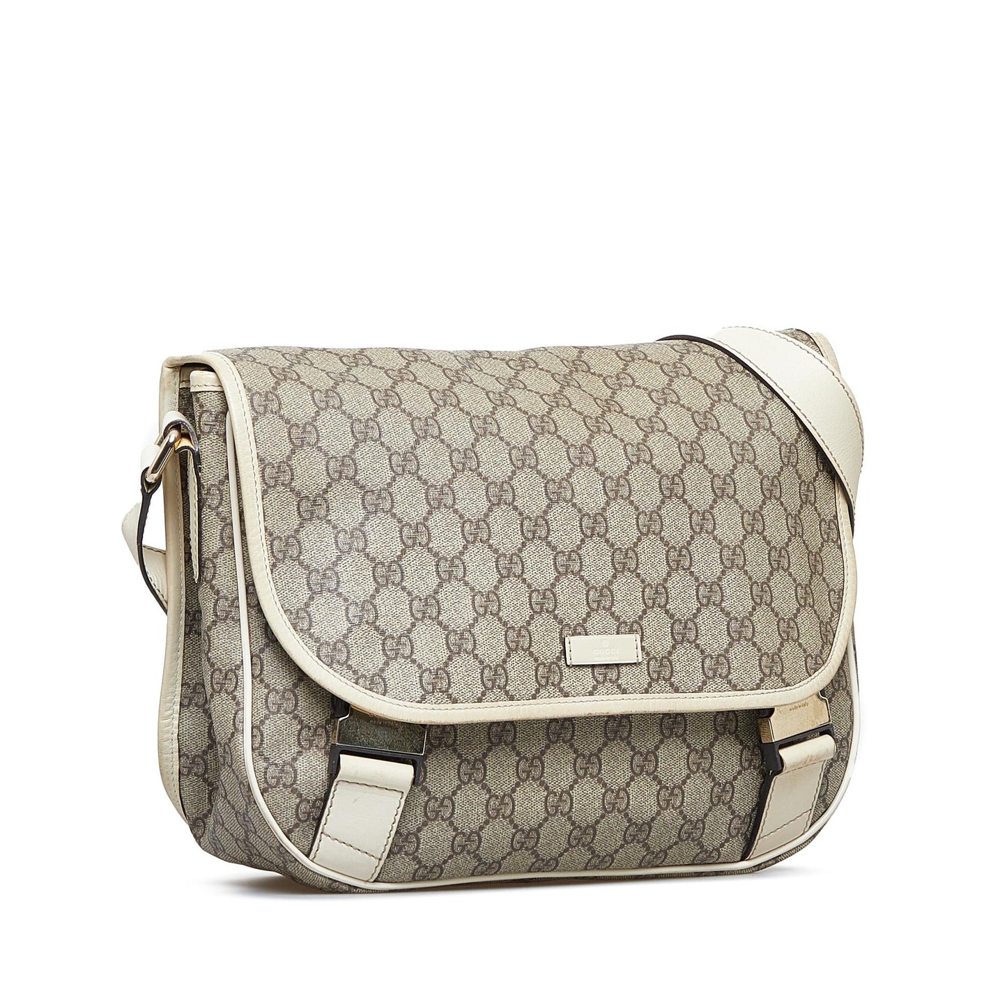 Gucci GG Supreme SHG-5GchCX Canvas Brown Crossbody Bag
