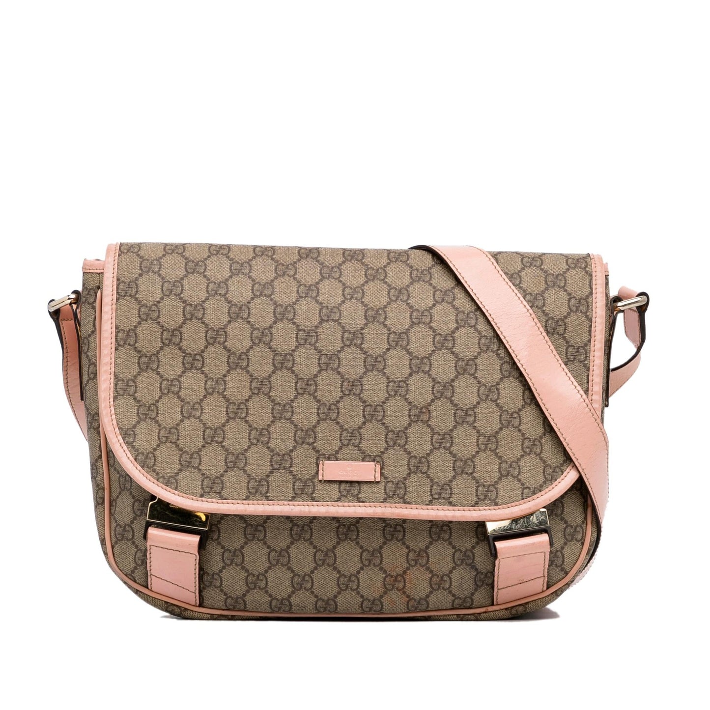 Gucci GG Supreme SHG-blAQvN Canvas Brown Crossbody Bag
