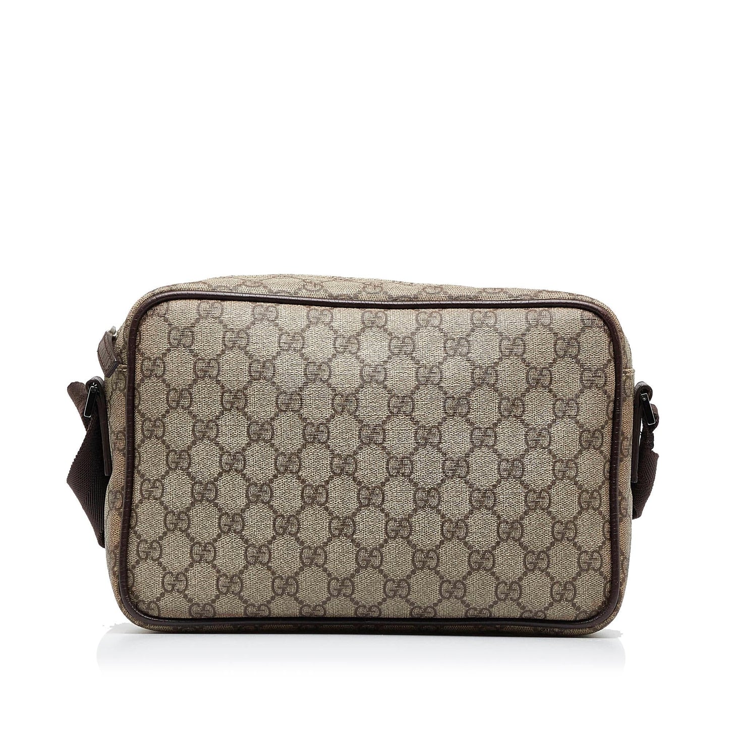 Gucci GG Supreme SHG-c3Wr8A Canvas Calf Brown Crossbody Bag