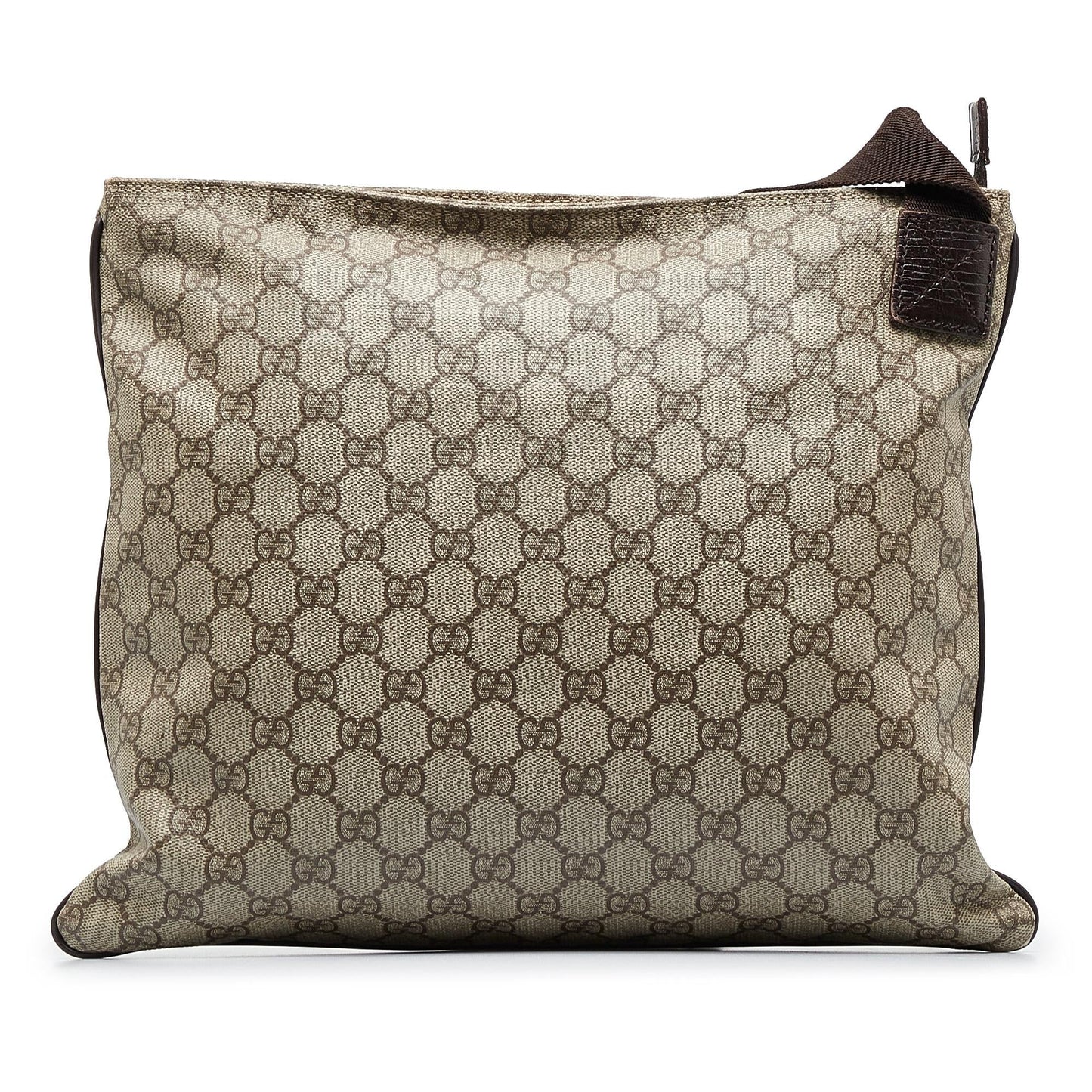 Gucci GG Supreme SHG-GZ28qJ Canvas Brown Crossbody Bag
