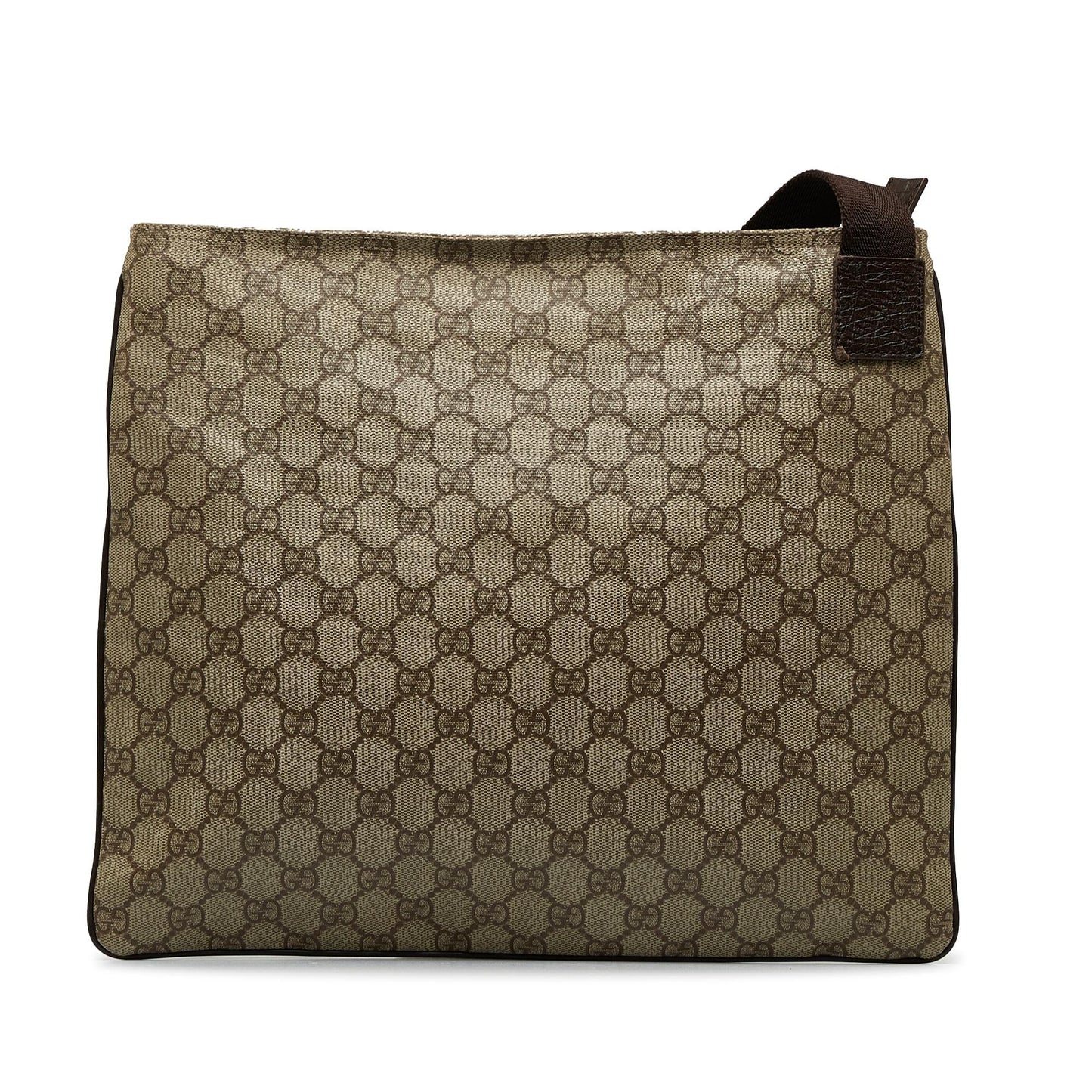Gucci GG Supreme SHG-P35zbi Canvas Calf Brown Crossbody Bag