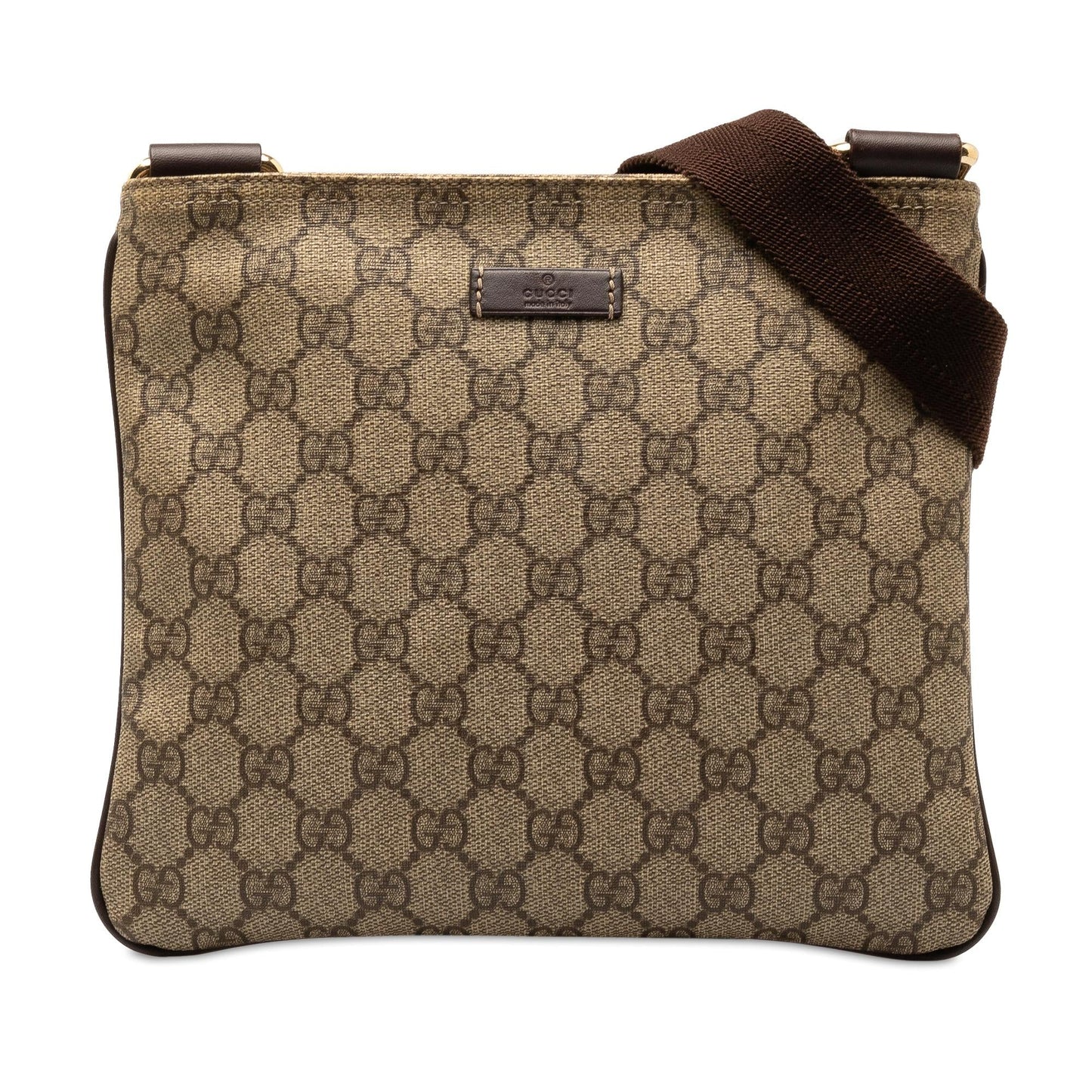 Gucci GG Supreme SHG-7iiJry Canvas Brown Crossbody Bag