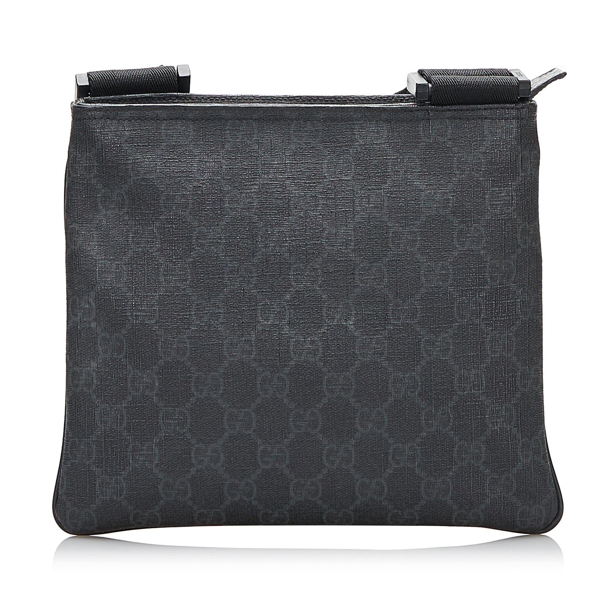 Gucci GG Supreme SHG-wSC046 Canvas Black Crossbody Bag