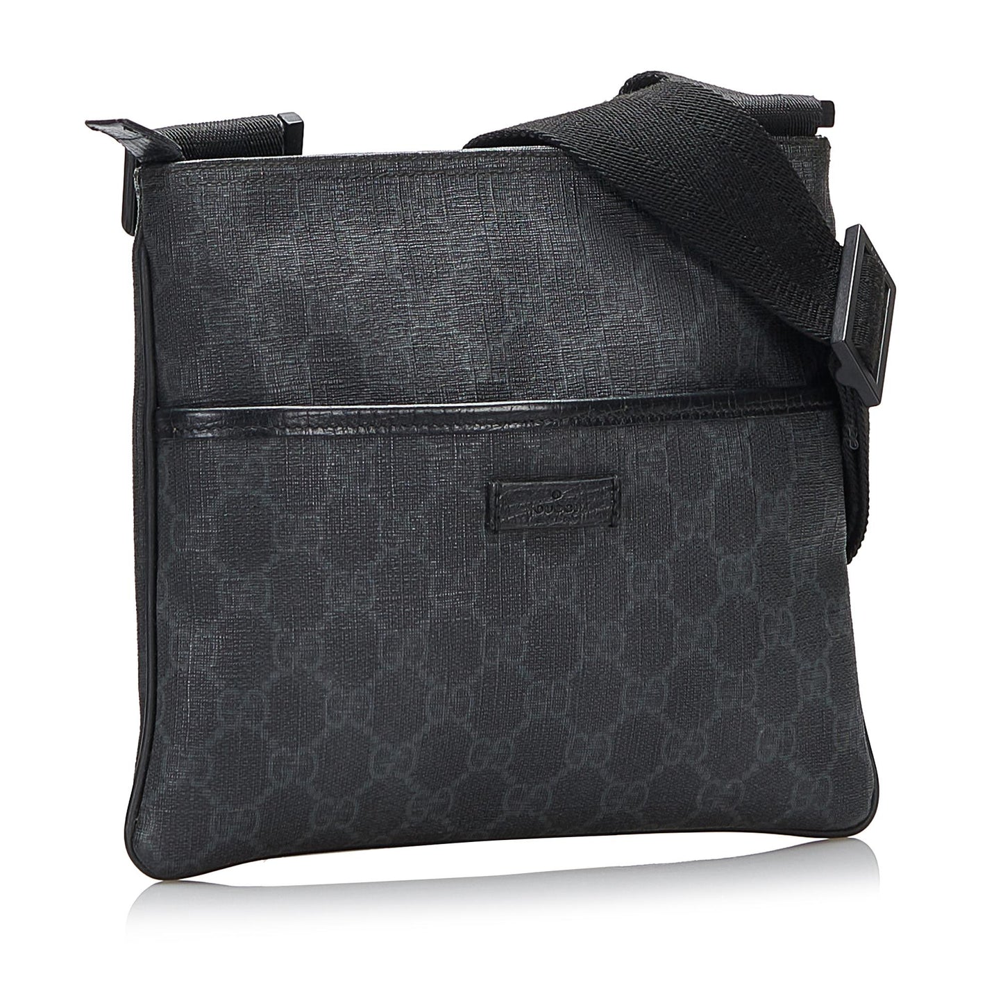 Gucci GG Supreme SHG-wSC046 Canvas Black Crossbody Bag