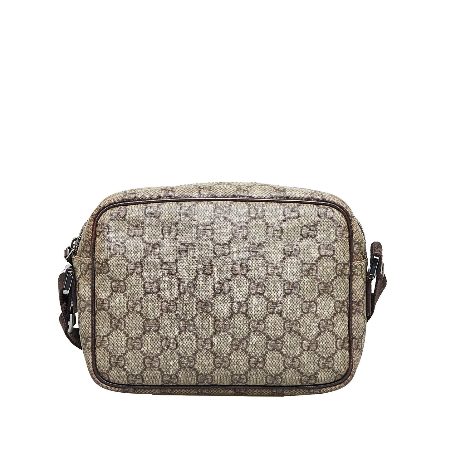Gucci GG Supreme SHG-sPzoAV Canvas Brown Crossbody Bag