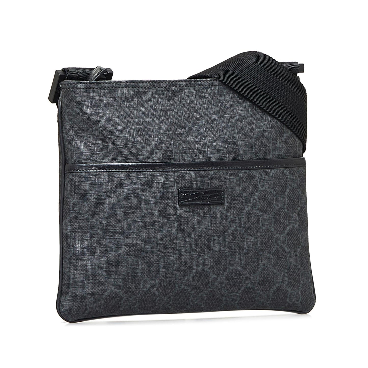 Gucci GG Supreme SHG-AMS5DT Canvas Black Crossbody Bag