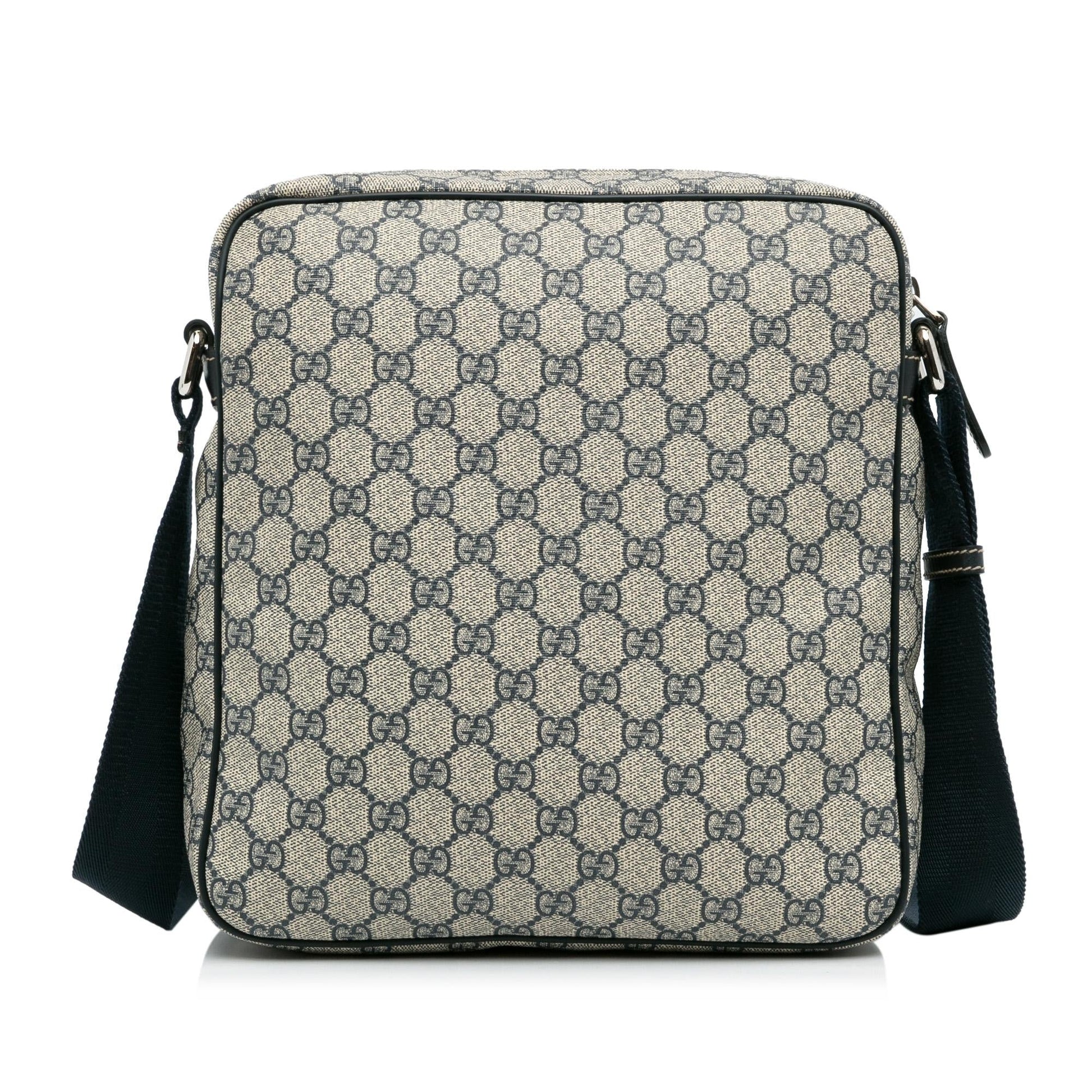Gucci GG Supreme SHG-qyj5kJ Canvas Grey Crossbody Bag
