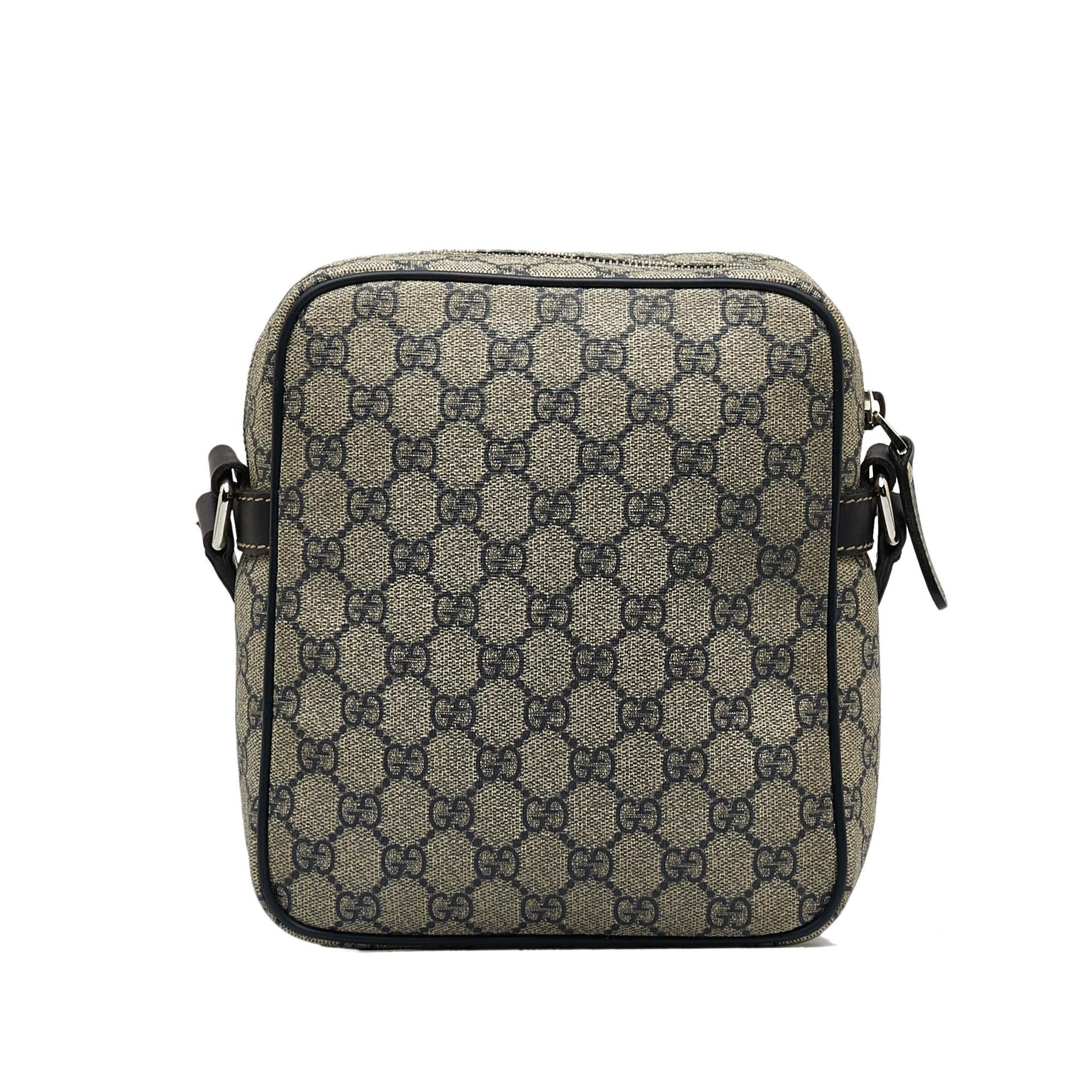 Gucci GG Supreme SHG-svlGMw Canvas Brown Crossbody Bag