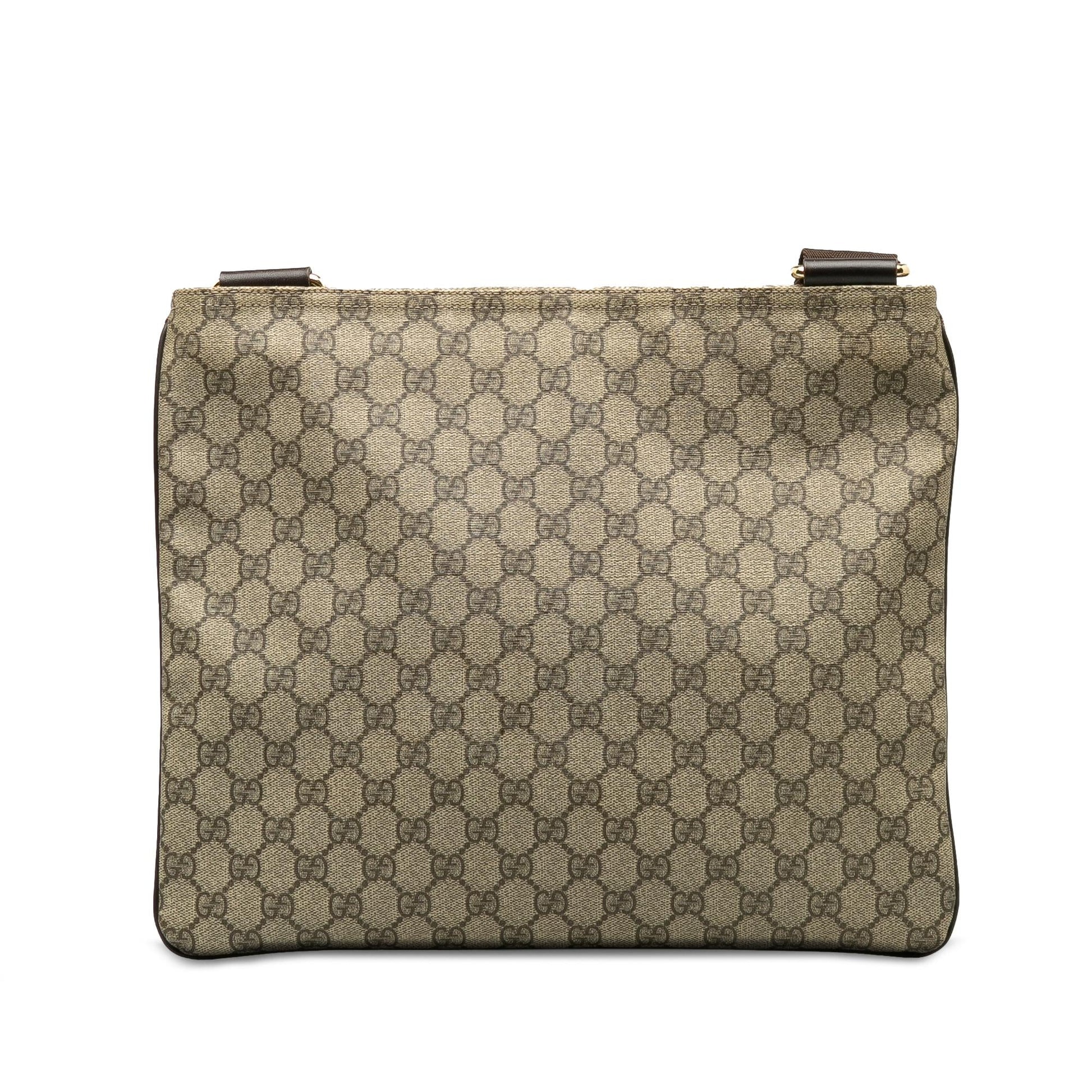 Gucci GG Supreme SHG-uomJwa Canvas Brown Crossbody Bag